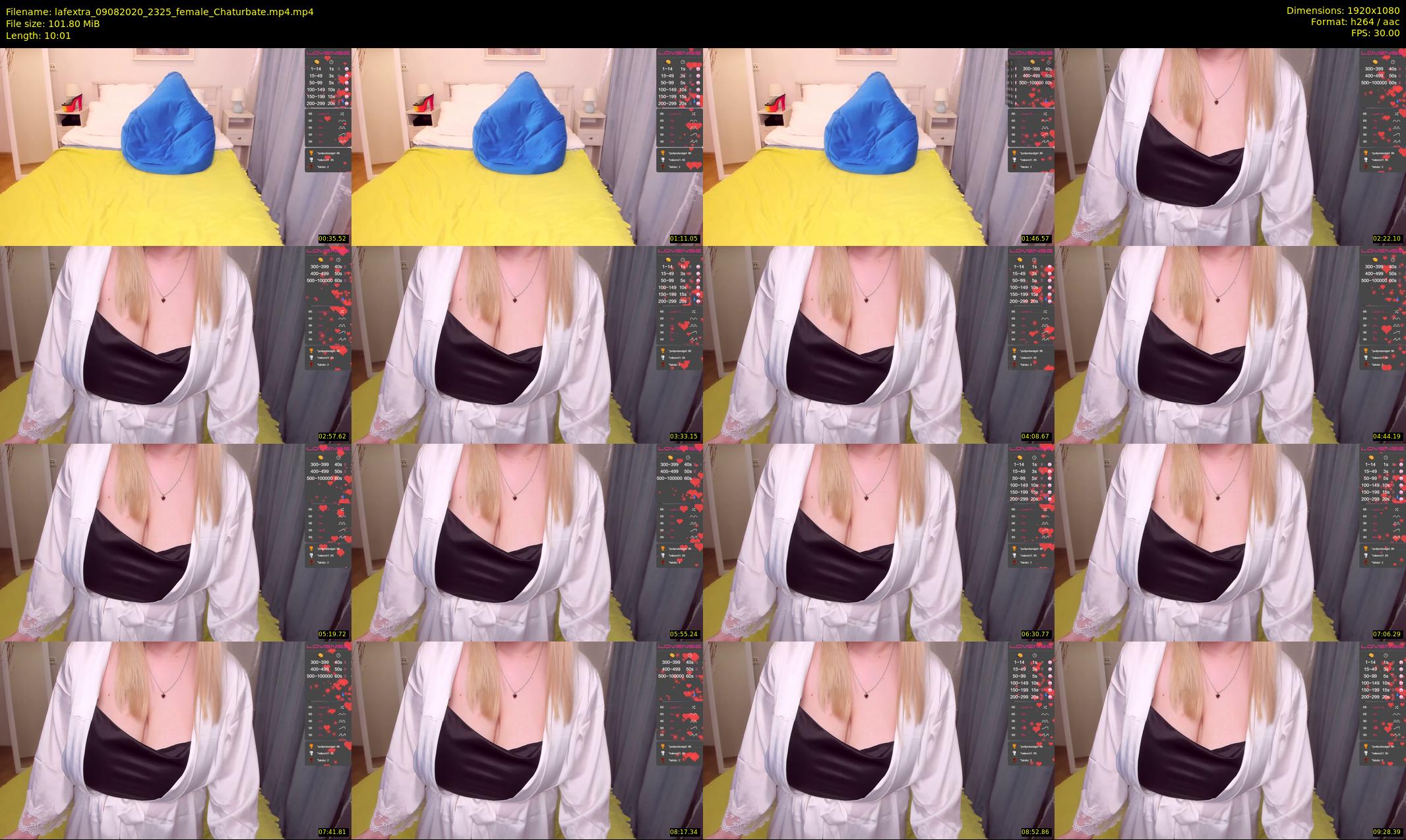 lafextra — 11 minute Chaturbate female cam show recording, 1080p, Aug 9, 2020