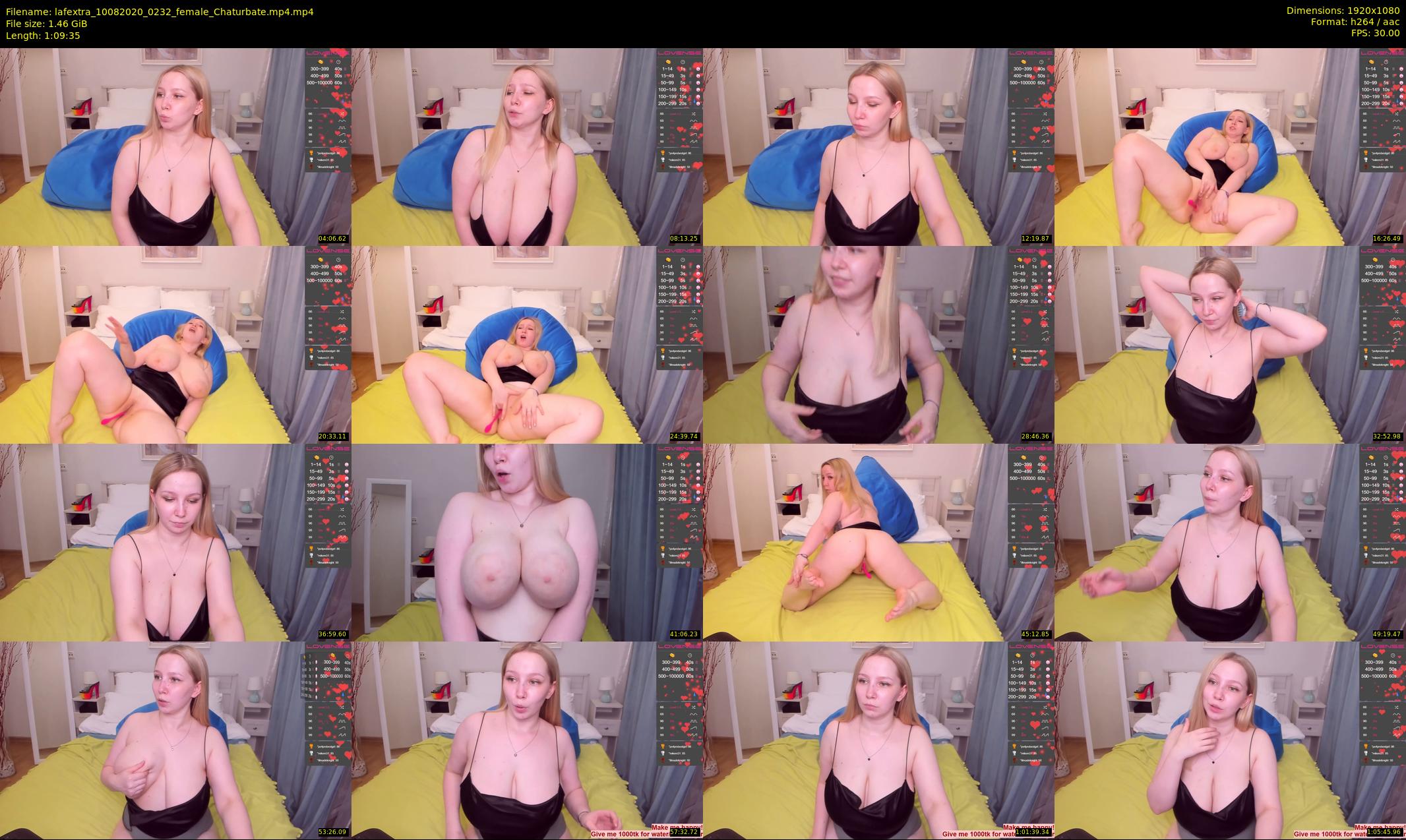 lafextra — 70 minute Chaturbate female cam show recording, 1080p, Aug 10, 2020
