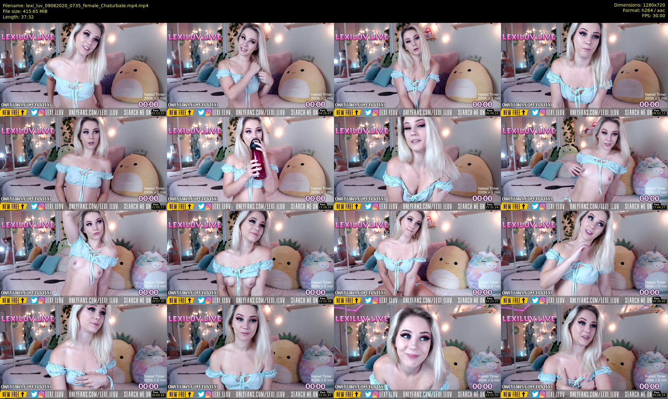 lexi_luv — 38 minute Chaturbate female cam show recording, 720p, Aug 9, 2020