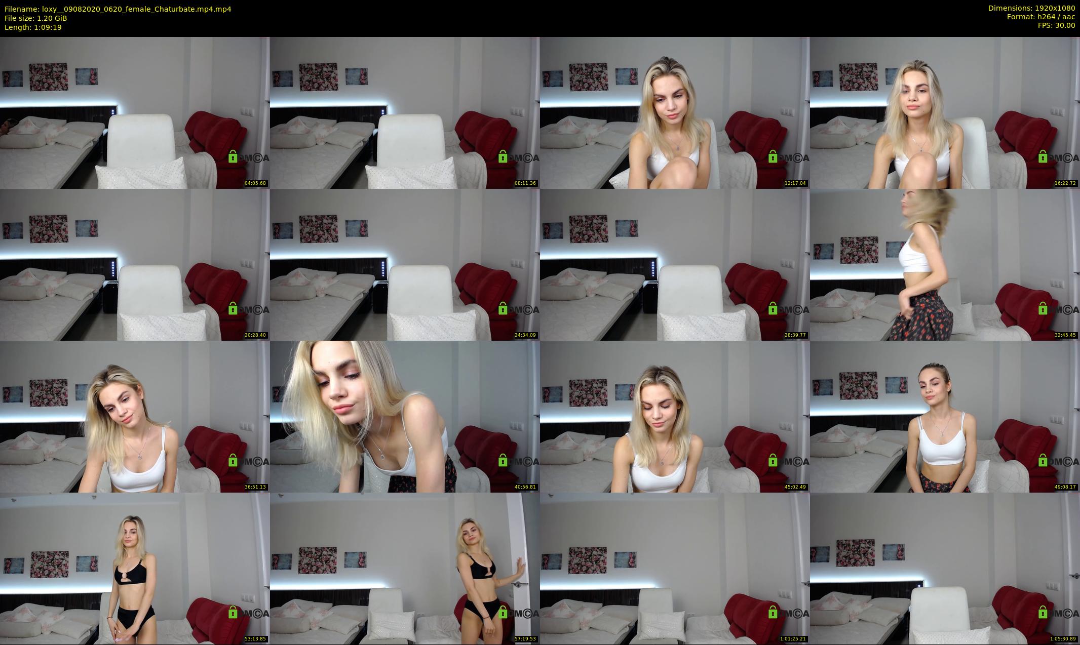 loxy_ — 70 minute Chaturbate female cam show recording, 1080p, Aug 9, 2020