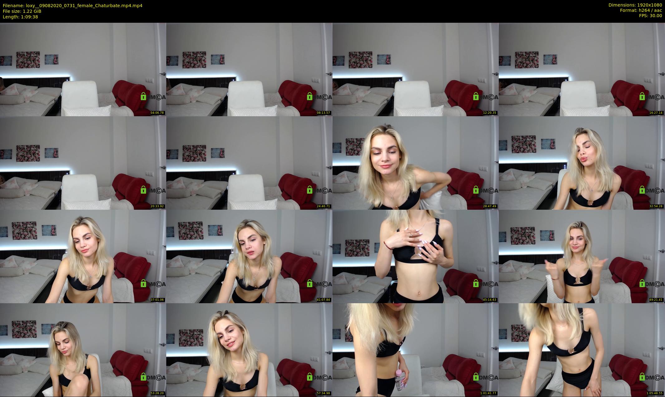 loxy_ — 70 minute Chaturbate female cam show recording, 1080p, Aug 9, 2020