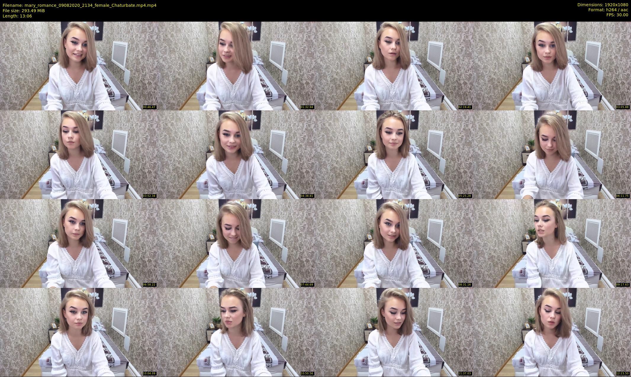 mary_romance — 14 minute Chaturbate female cam show recording, 1080p, Aug 9, 2020