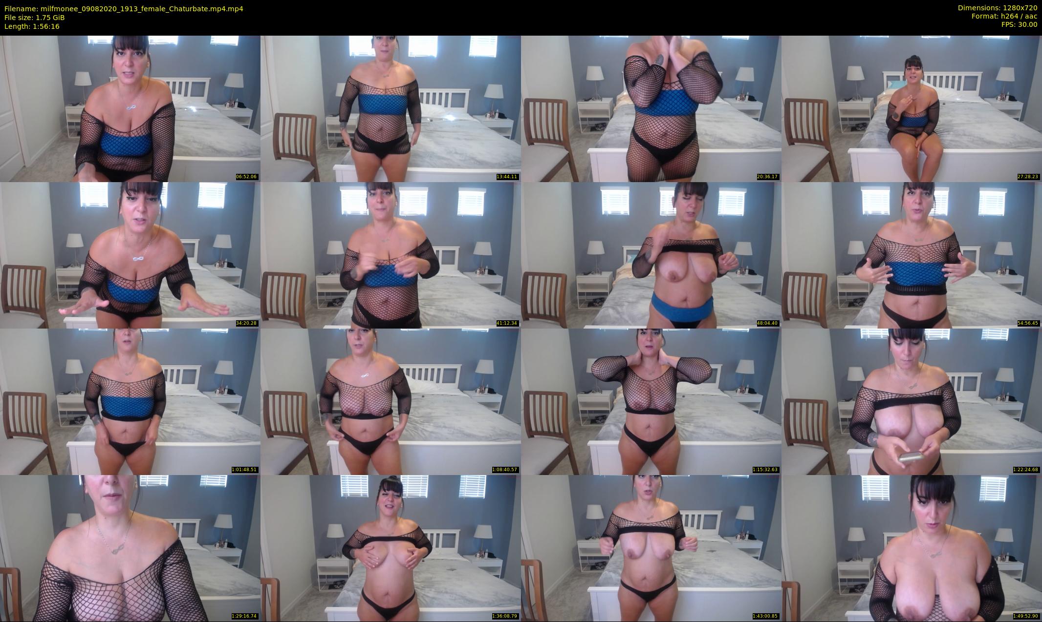 milfmonee — 117 minute Chaturbate female cam show recording, 720p, Aug 9, 2020
