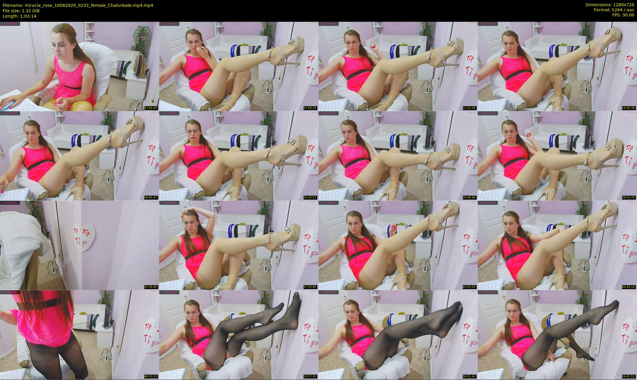miracle_rose — 64 minute Chaturbate female cam show recording, 720p, Aug 10, 2020