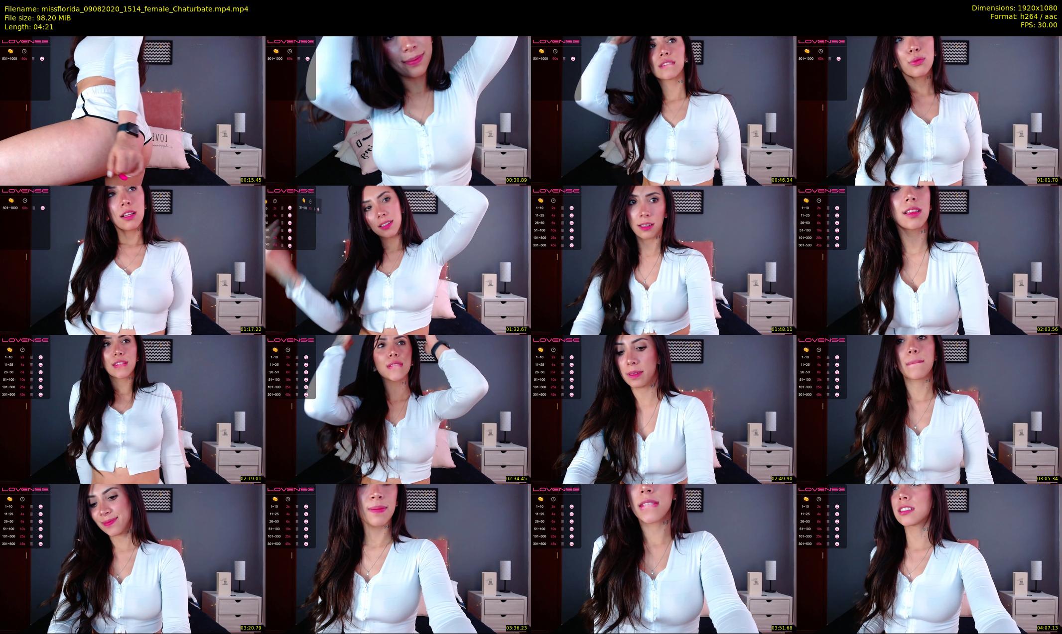 missflorida — 5 minute Chaturbate female cam show recording, 1080p, Aug 9, 2020