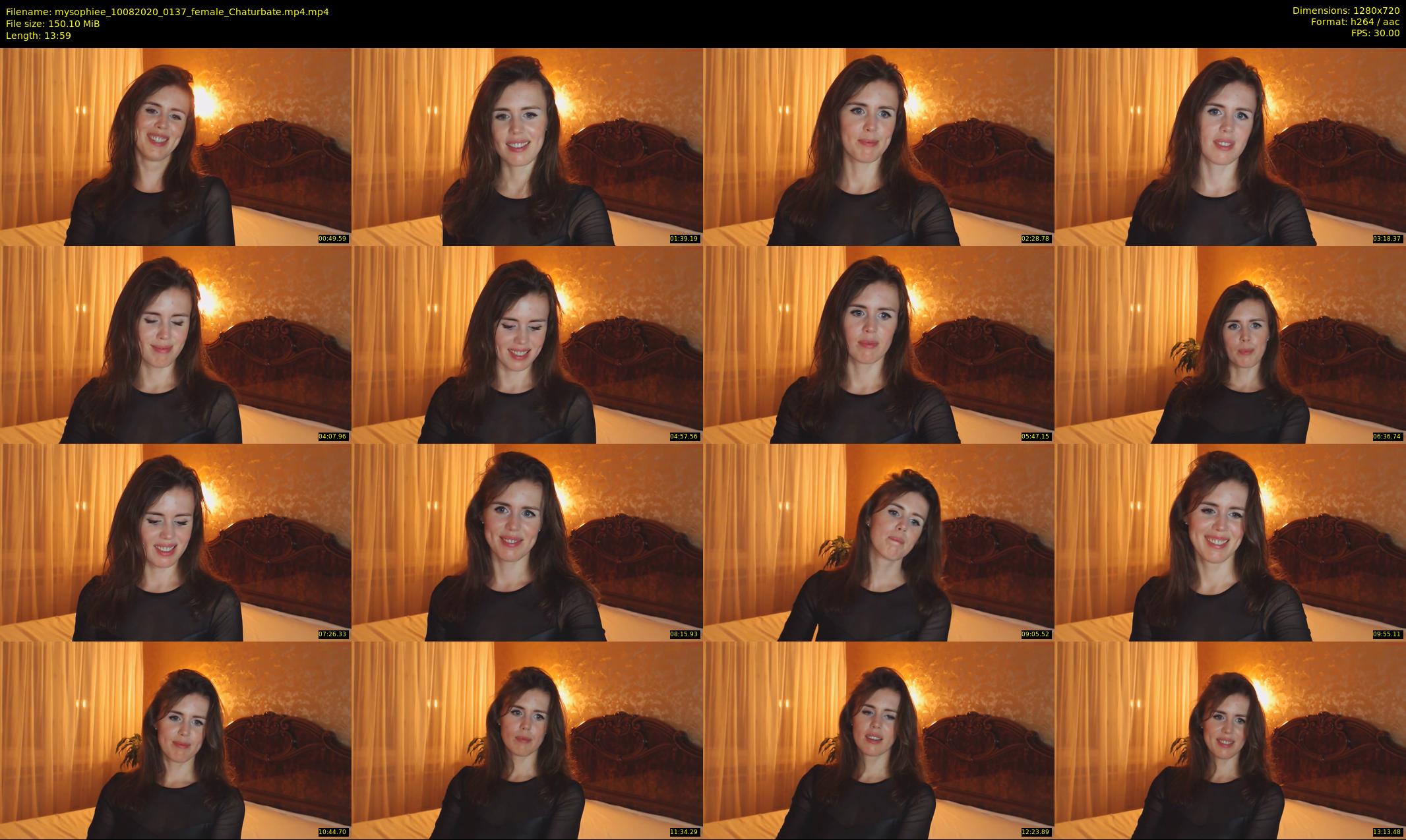 mysophiee — 14 minute Chaturbate female cam show recording, 720p, Aug 10, 2020