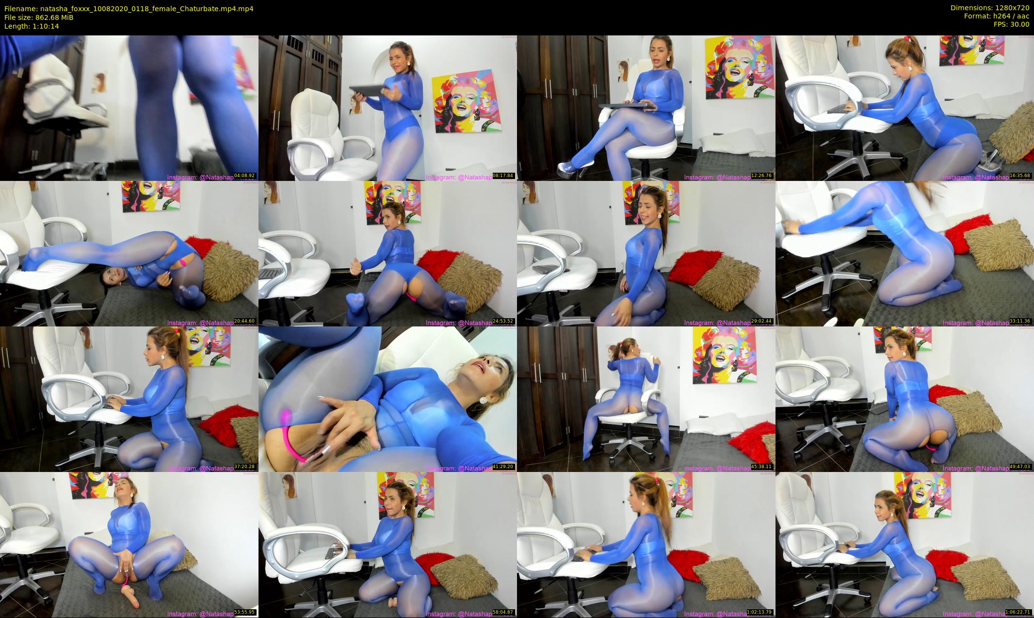 natasha_foxxx — 71 minute Chaturbate female cam show recording, 720p, Aug 10, 2020