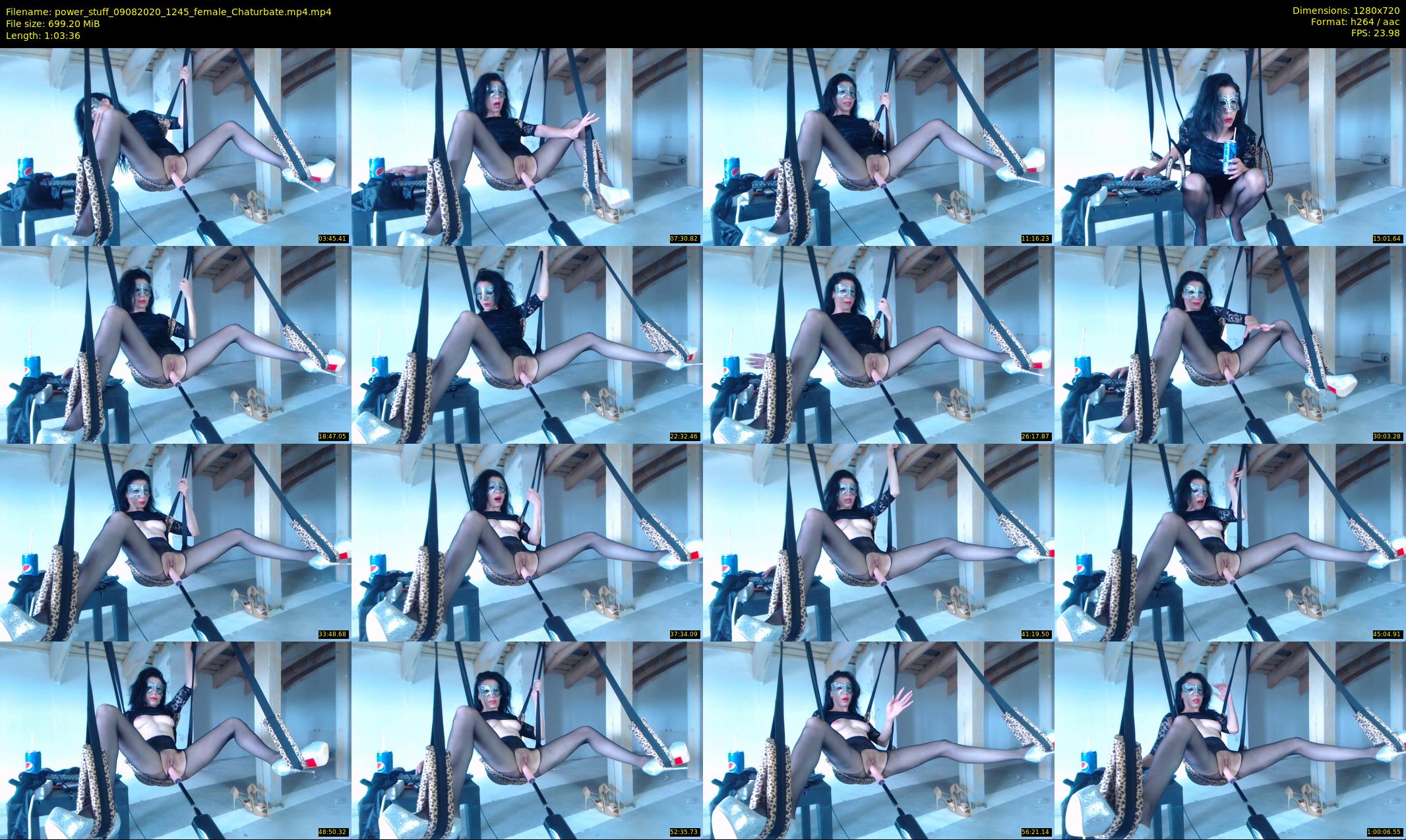 power_stuff — 64 minute Chaturbate female cam show recording, 720p, Aug 9, 2020