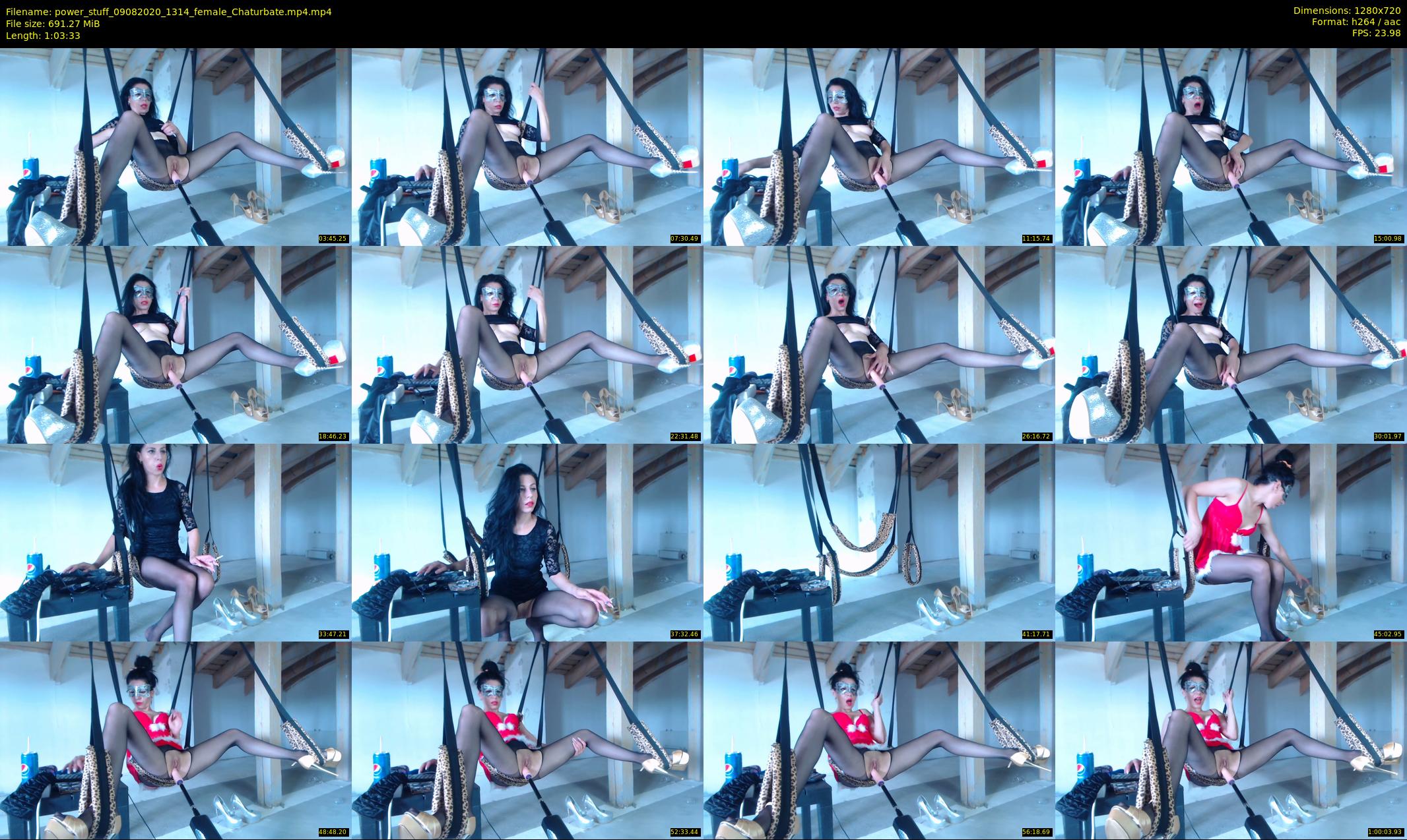power_stuff — 64 minute Chaturbate female cam show recording, 720p, Aug 9, 2020