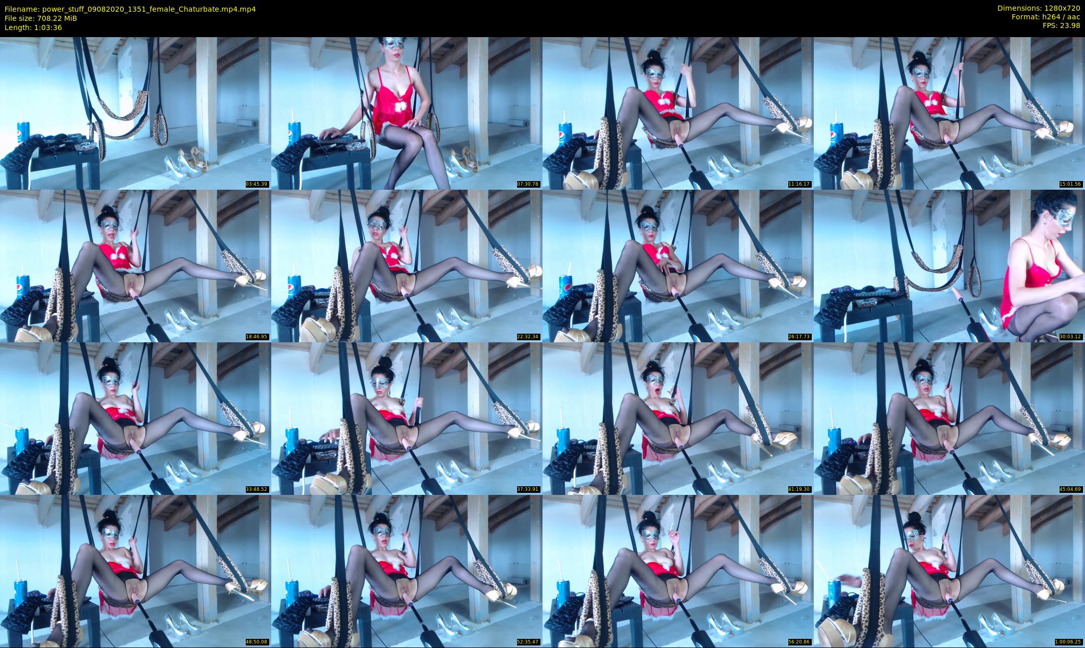 power_stuff — 64 minute Chaturbate female cam show recording, 720p, Aug 9, 2020