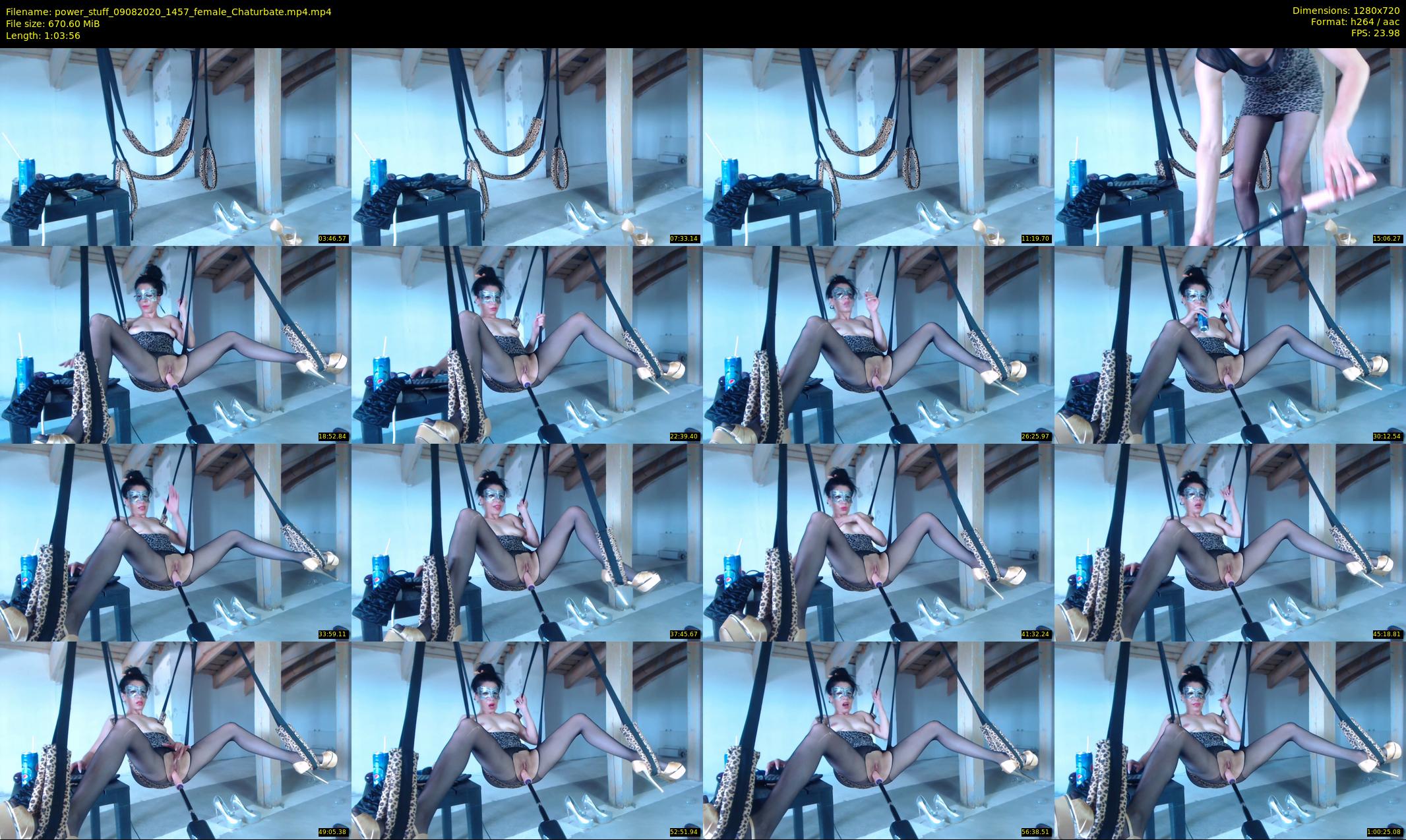 power_stuff — 64 minute Chaturbate female cam show recording, 720p, Aug 9, 2020
