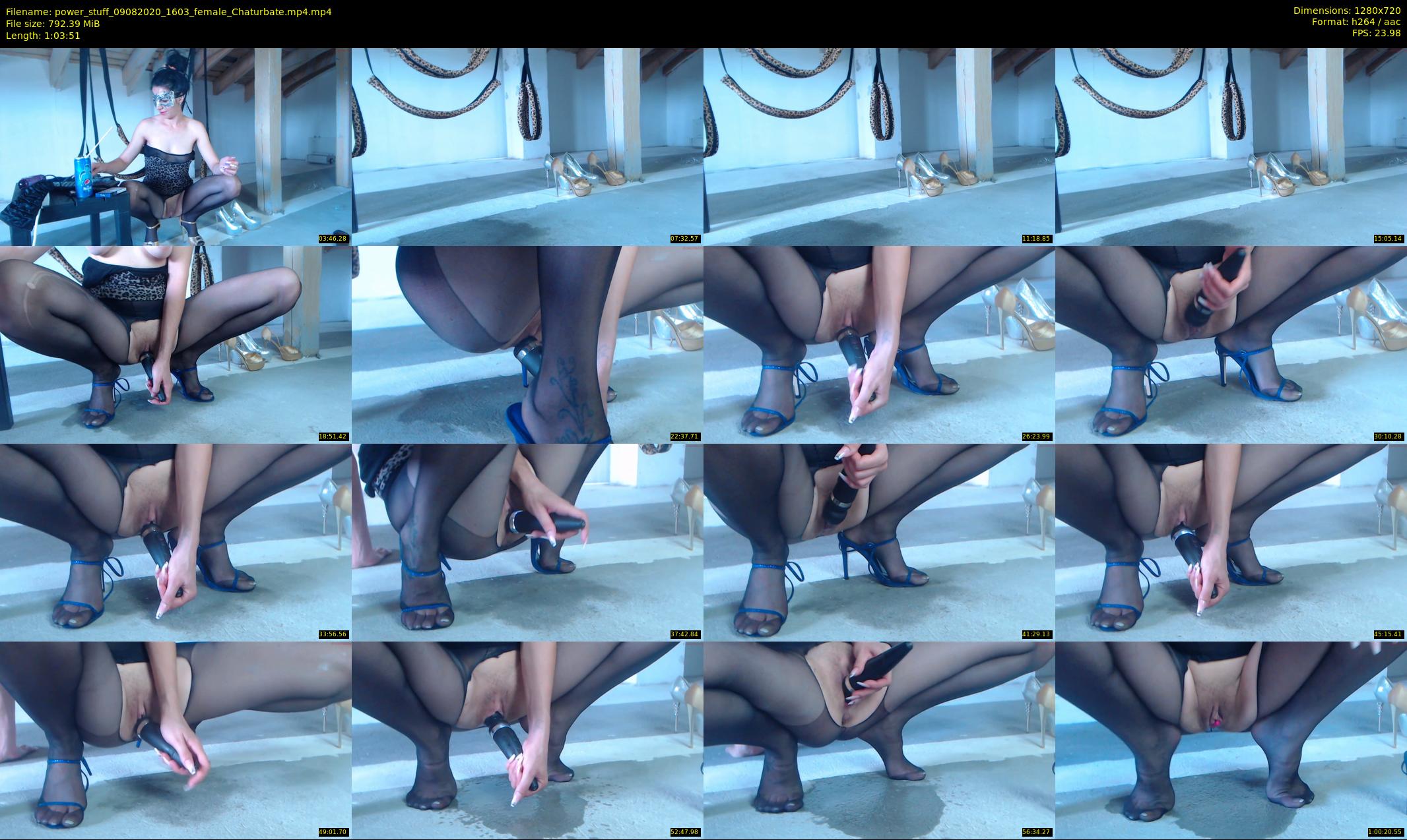 power_stuff — 64 minute Chaturbate female cam show recording, 720p, Aug 9, 2020
