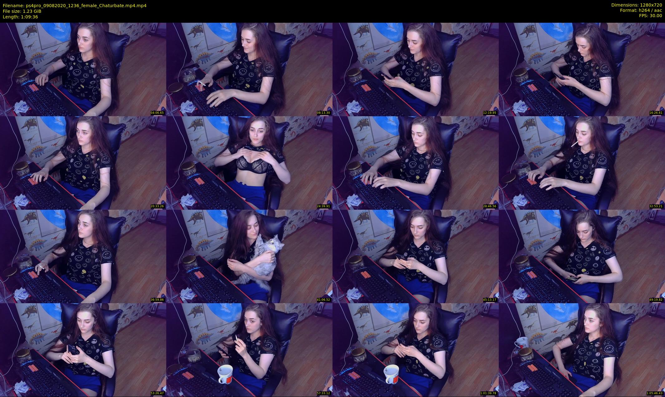 ps4pro — 70 minute Chaturbate female cam show recording, 720p, Aug 9, 2020
