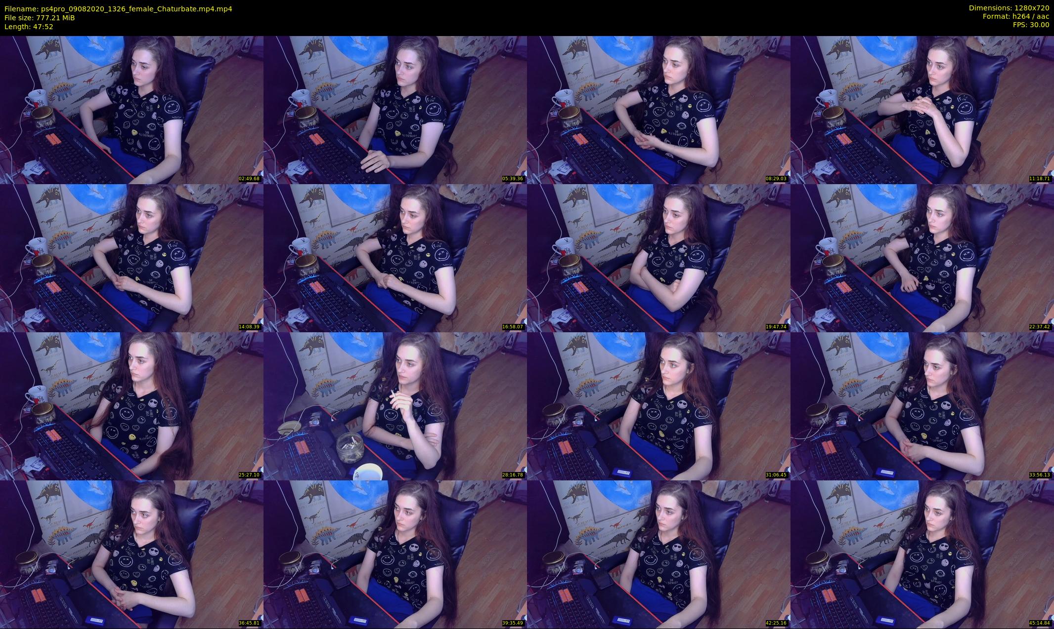 ps4pro — 48 minute Chaturbate female cam show recording, 720p, Aug 9, 2020