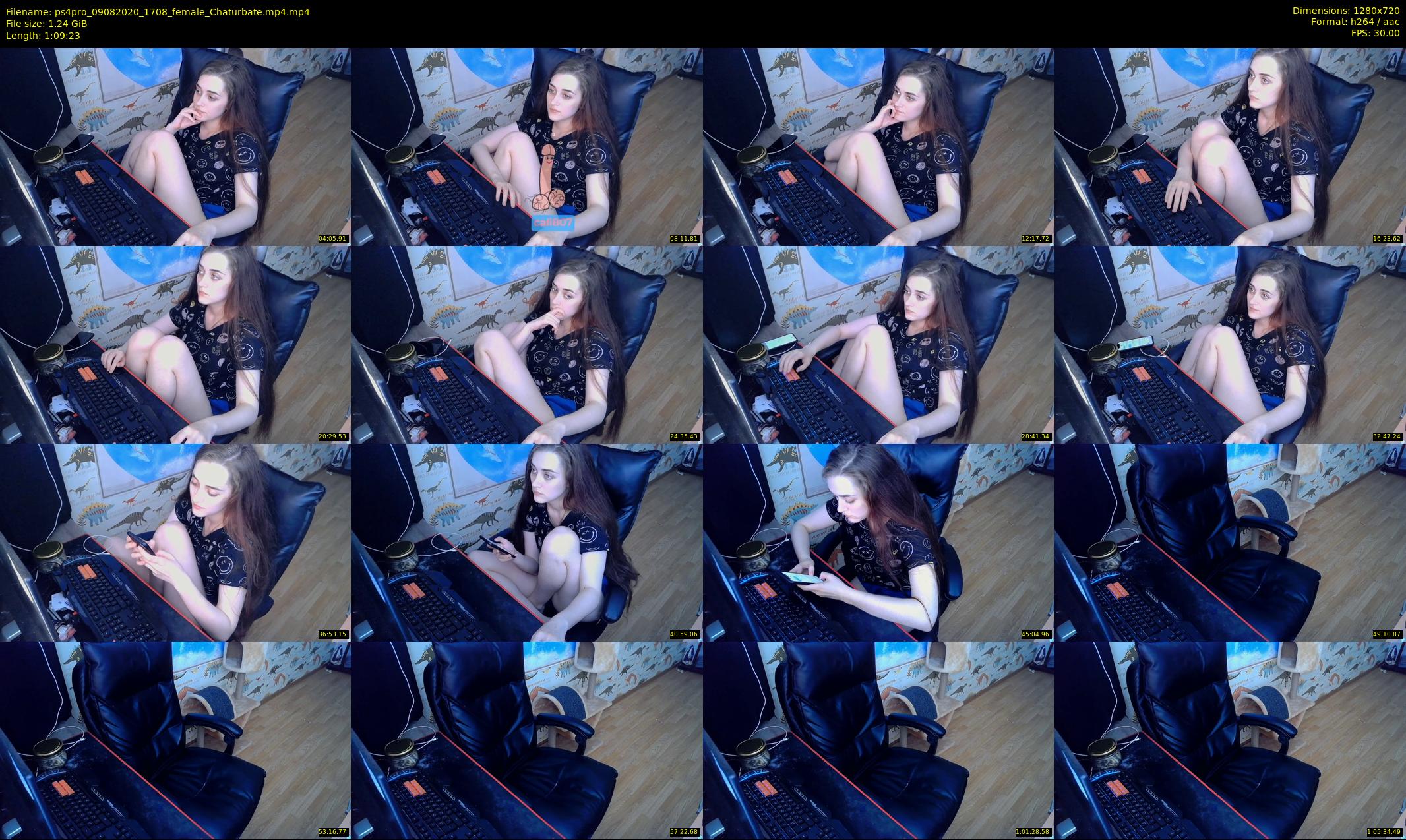 ps4pro — 70 minute Chaturbate female cam show recording, 720p, Aug 9, 2020