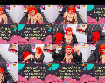 pyrowayne — 54 minute Chaturbate female cam show recording, 720p, Aug 10, 2020