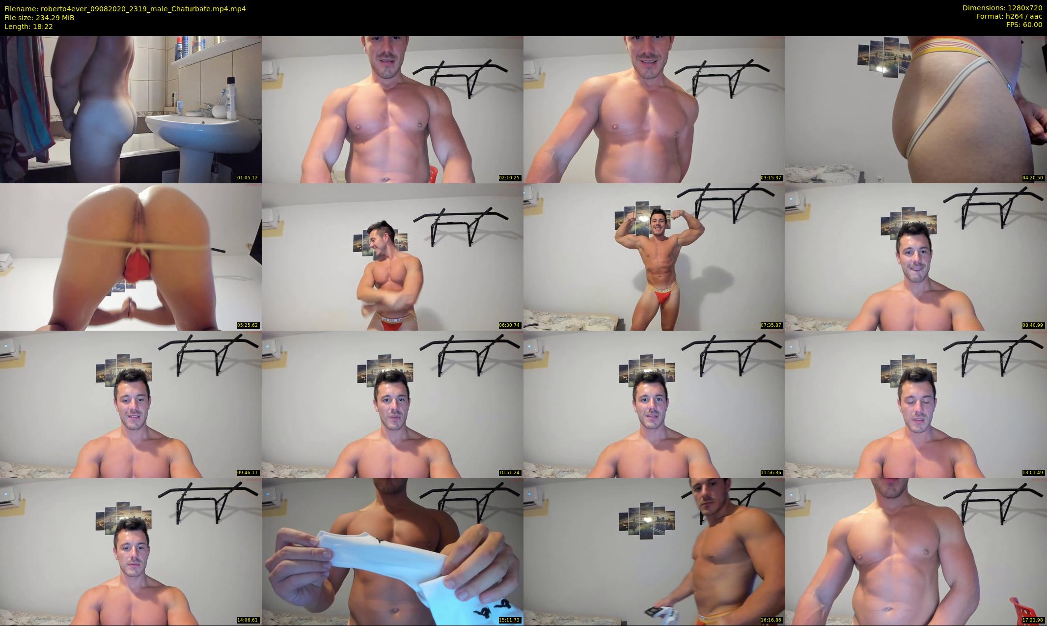 roberto4ever — 19 minute Chaturbate male cam show recording, 720p, Aug 9, 2020