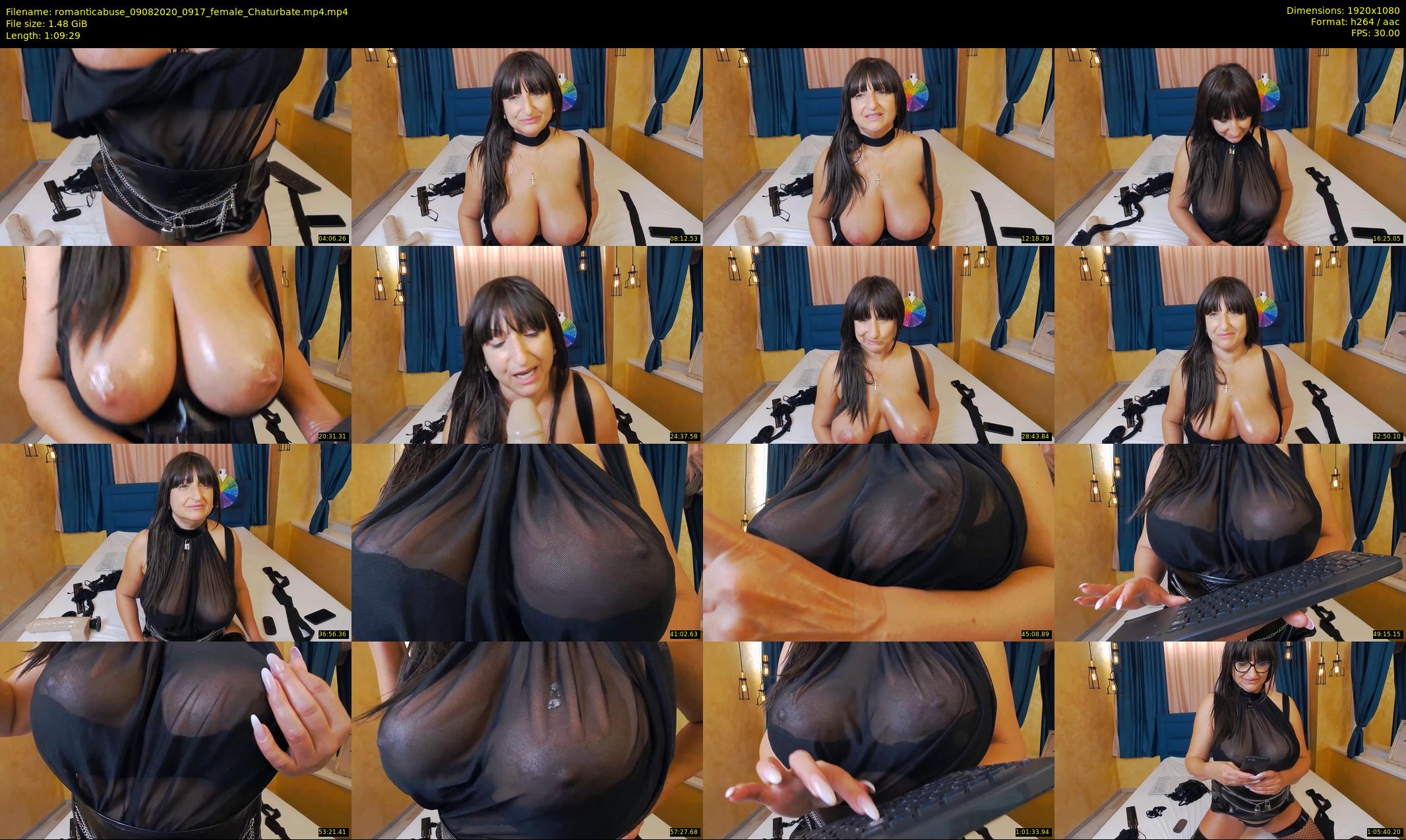 romanticabuse — 70 minute Chaturbate female cam show recording, 1080p, Aug 9, 2020