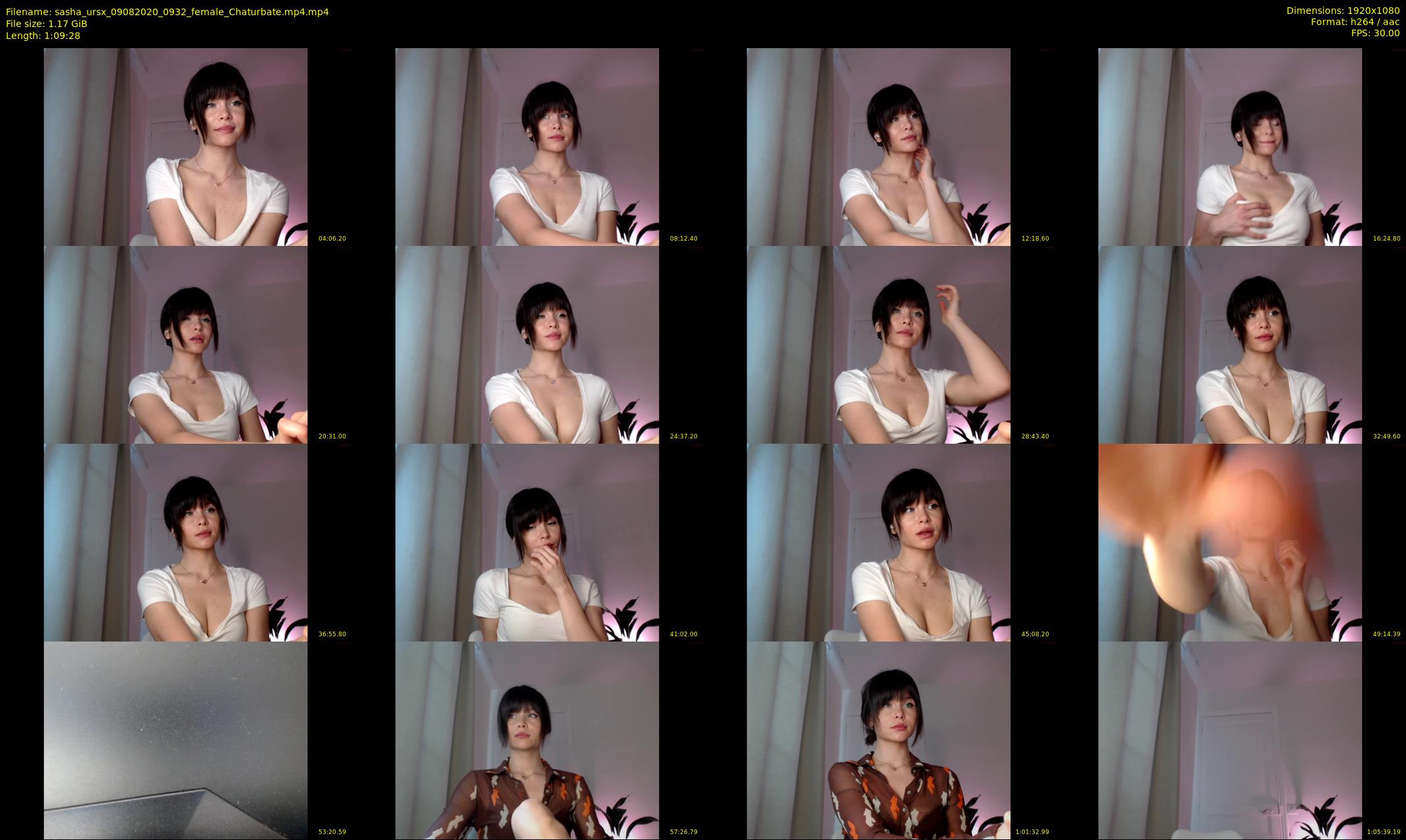 sasha_ursx — 70 minute Chaturbate female cam show recording, 1080p, Aug 9, 2020