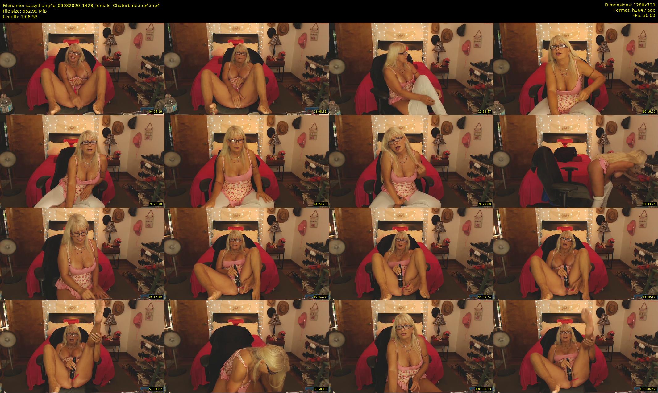 sassythang4u — 69 minute Chaturbate female cam show recording, 720p, Aug 9, 2020