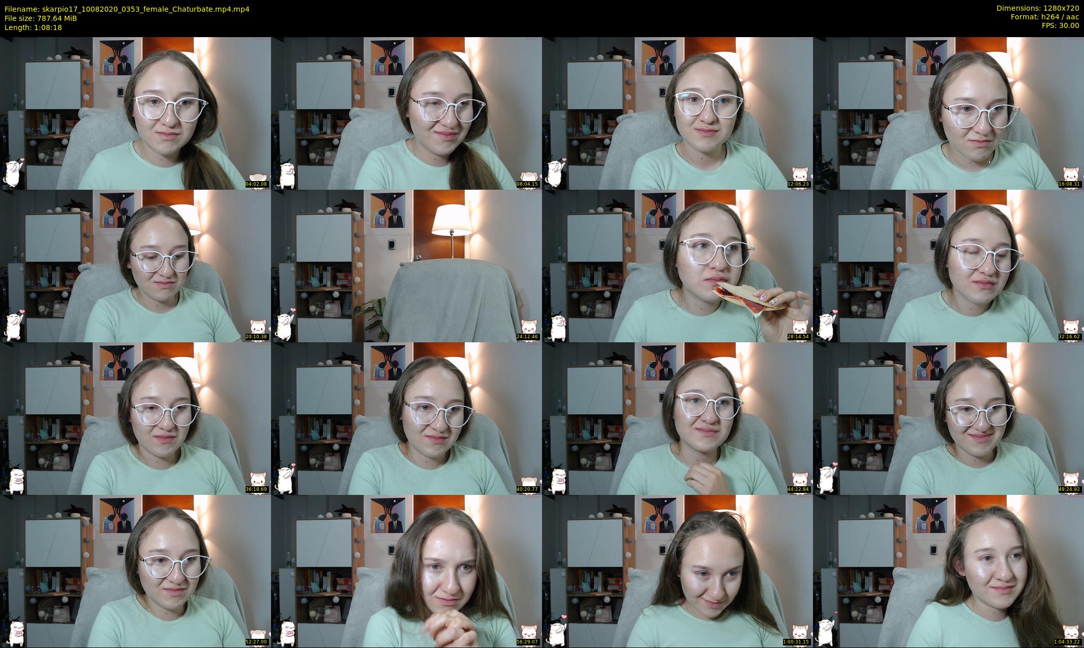 skarpio17 — 69 minute Chaturbate female cam show recording, 720p, Aug 10, 2020