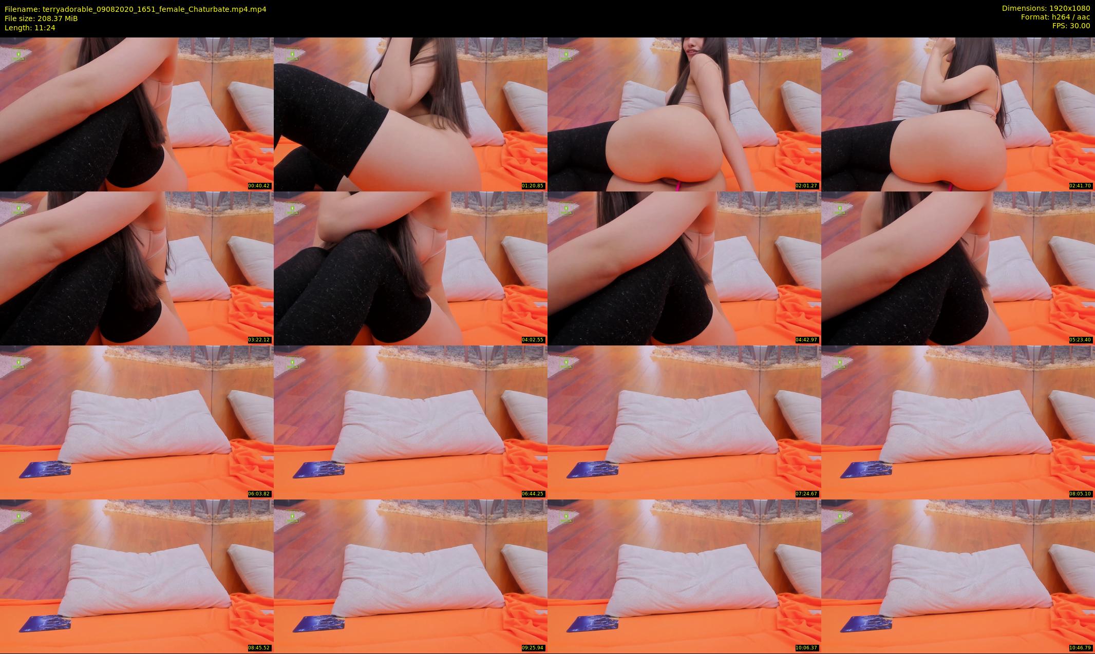 terryadorable — 12 minute Chaturbate female cam show recording, 1080p, Aug 9, 2020