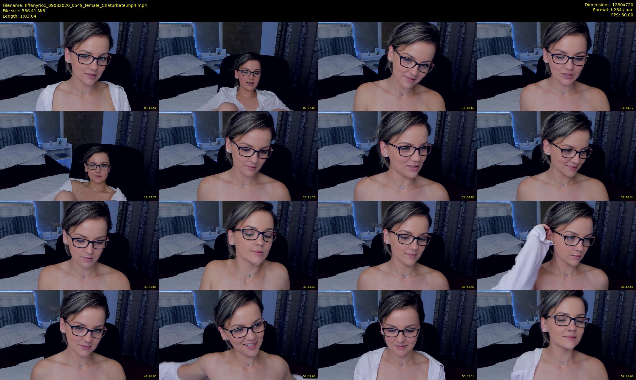 tiffanyriox — 64 minute Chaturbate female cam show recording, 720p, Aug 9, 2020