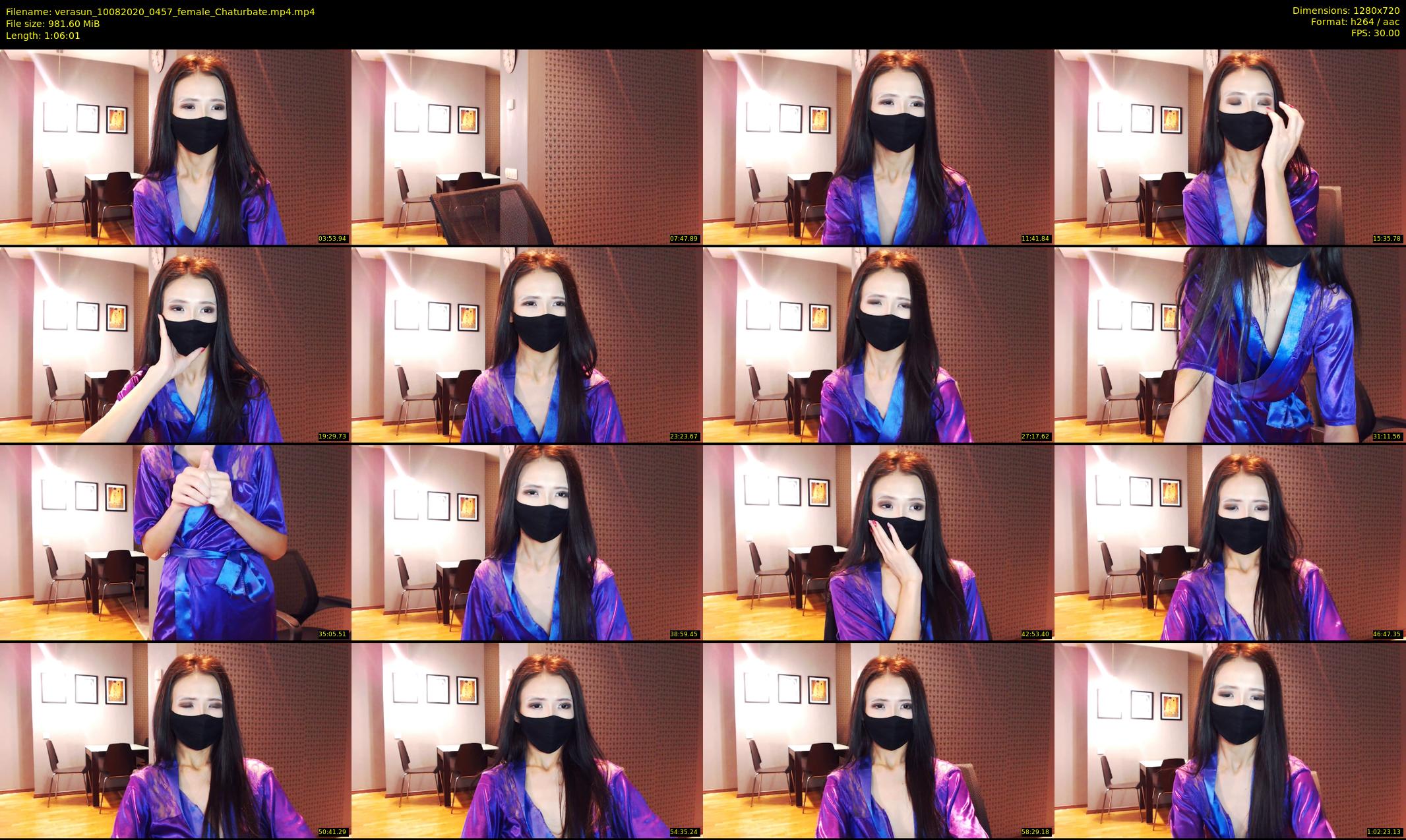 verasun — 67 minute Chaturbate female cam show recording, 720p, Aug 10, 2020