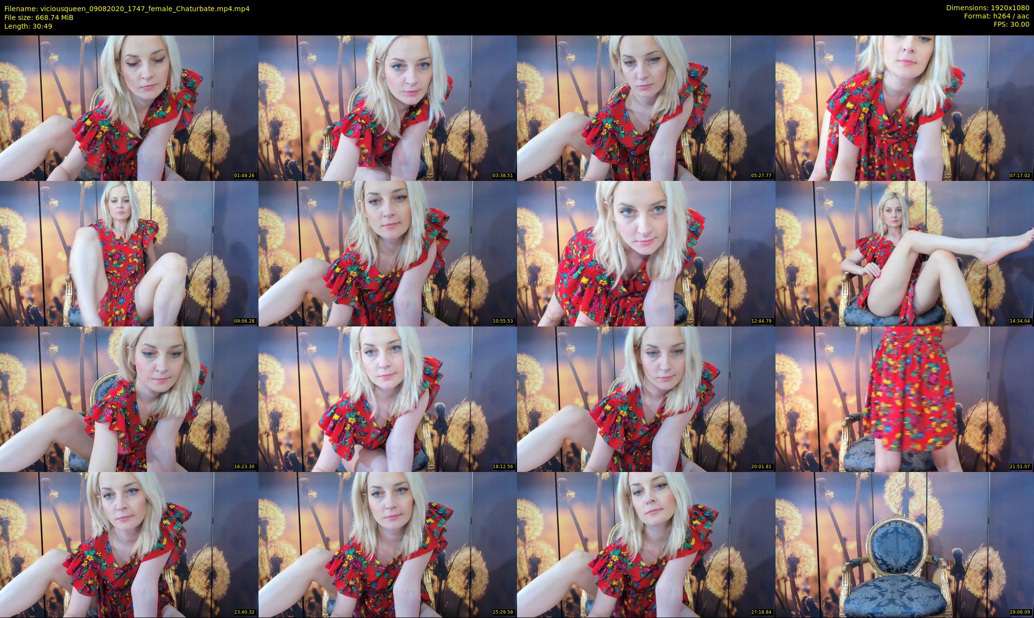 viciousqueen — 31 minute Chaturbate female cam show recording, 1080p, Aug 9, 2020