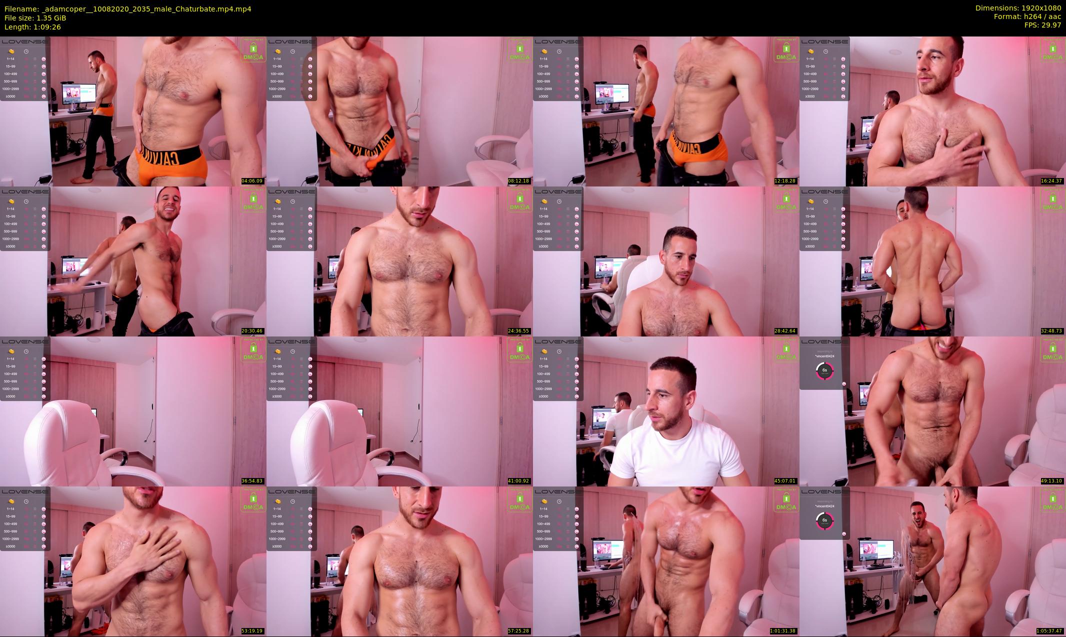 _adamcoper_ — 70 minute Chaturbate male cam show recording, 1080p, Aug 10, 2020