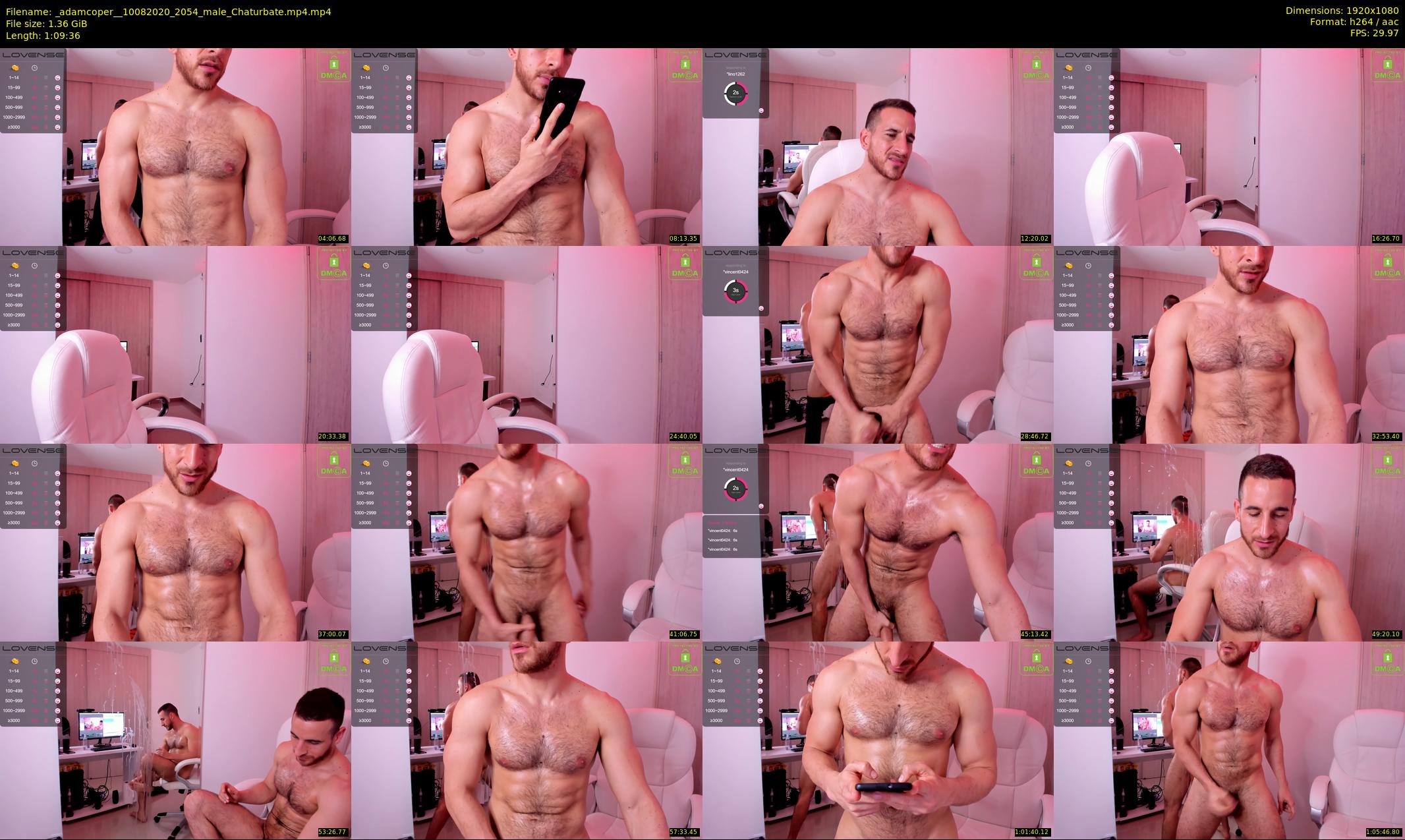 _adamcoper_ — 70 minute Chaturbate male cam show recording, 1080p, Aug 10, 2020
