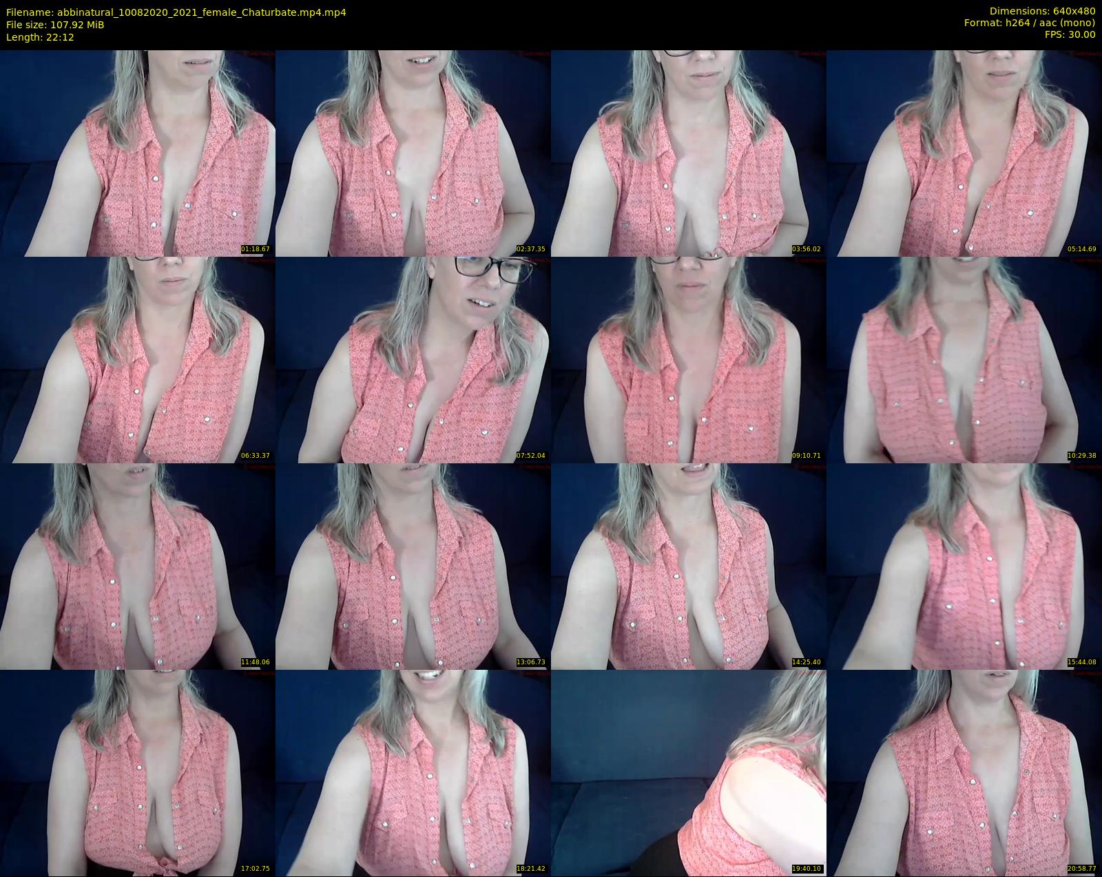 abbinatural — 23 minute Chaturbate female cam show recording, 480p, Aug 10, 2020