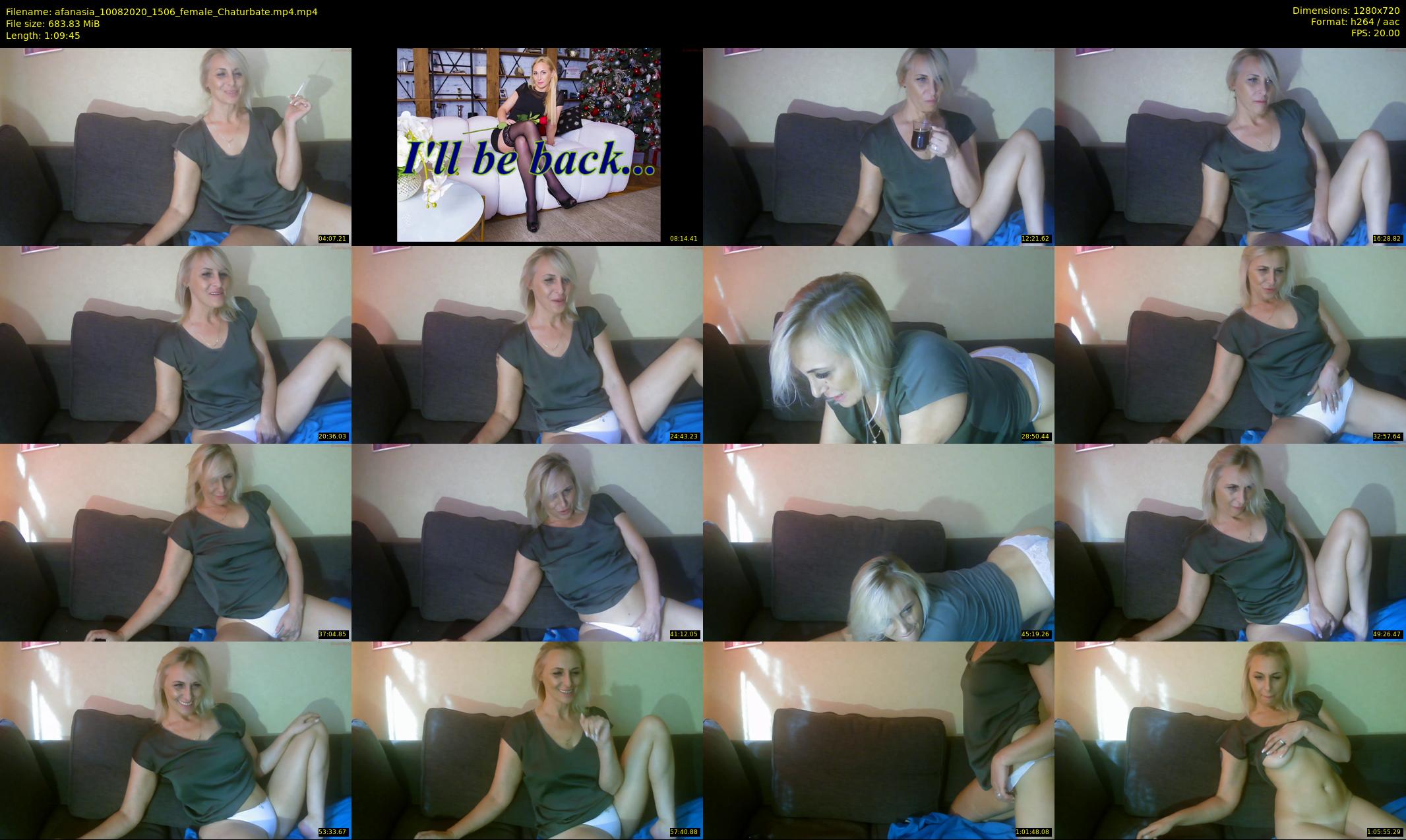afanasia — 70 minute Chaturbate female cam show recording, 720p, Aug 10, 2020