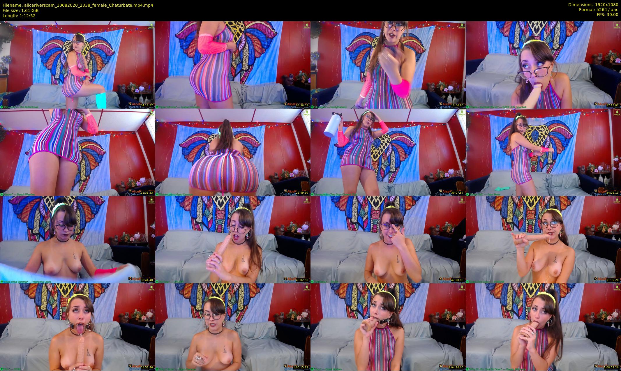 aliceriverscam — 73 minute Chaturbate female cam show recording, 1080p, Aug 10, 2020