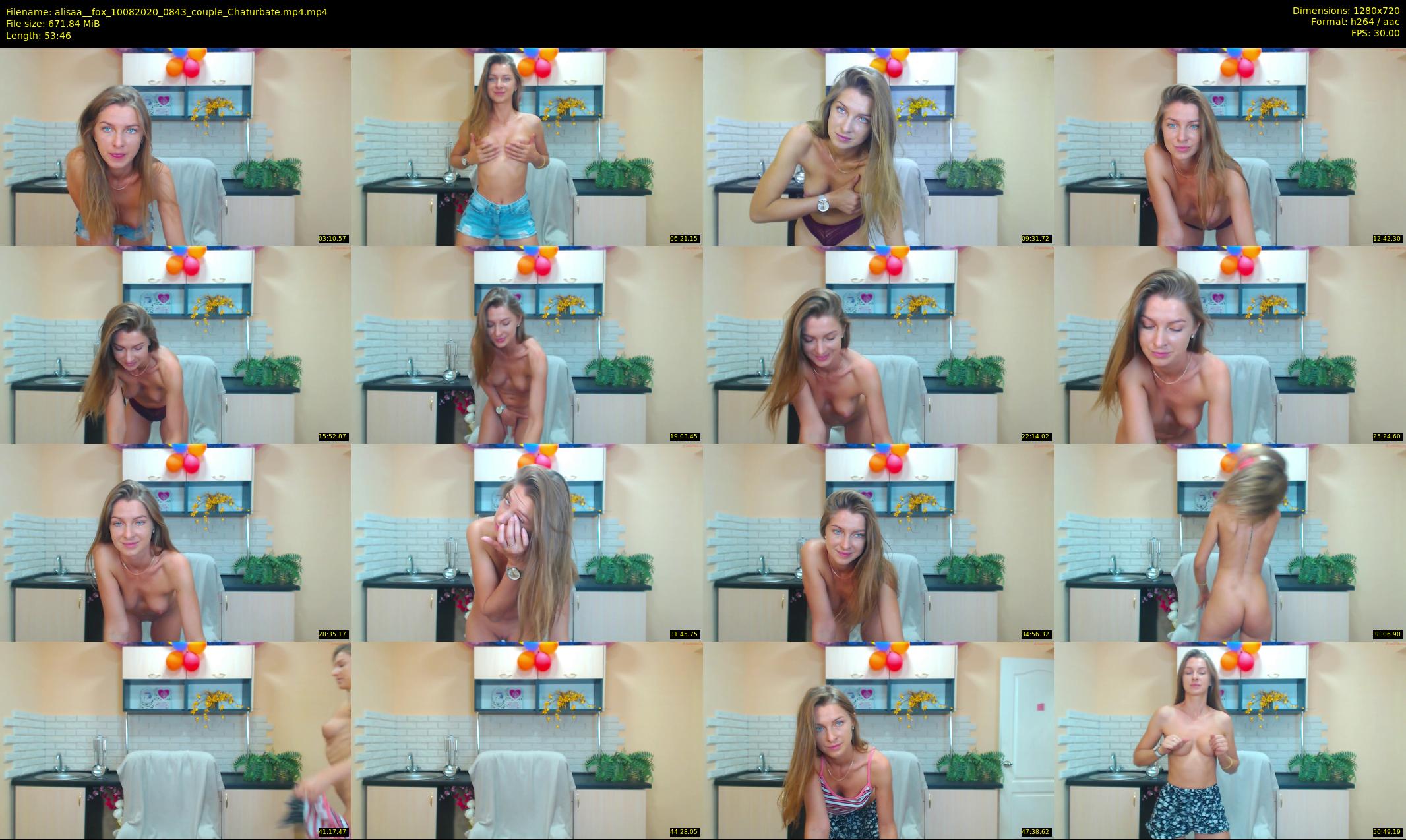 alisaa__fox — 54 minute Chaturbate female cam show recording, 720p, Aug 10, 2020