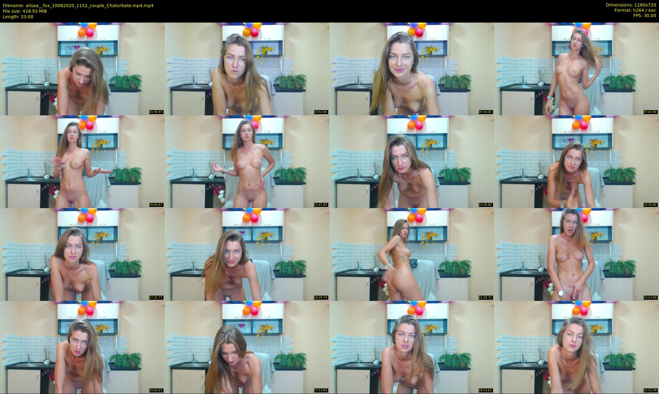 alisaa__fox — 33 minute Chaturbate female cam show recording, 720p, Aug 10, 2020