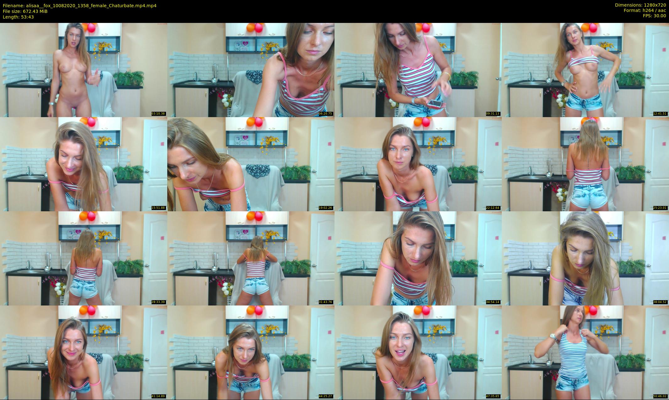 alisaa__fox — 54 minute Chaturbate female cam show recording, 720p, Aug 10, 2020