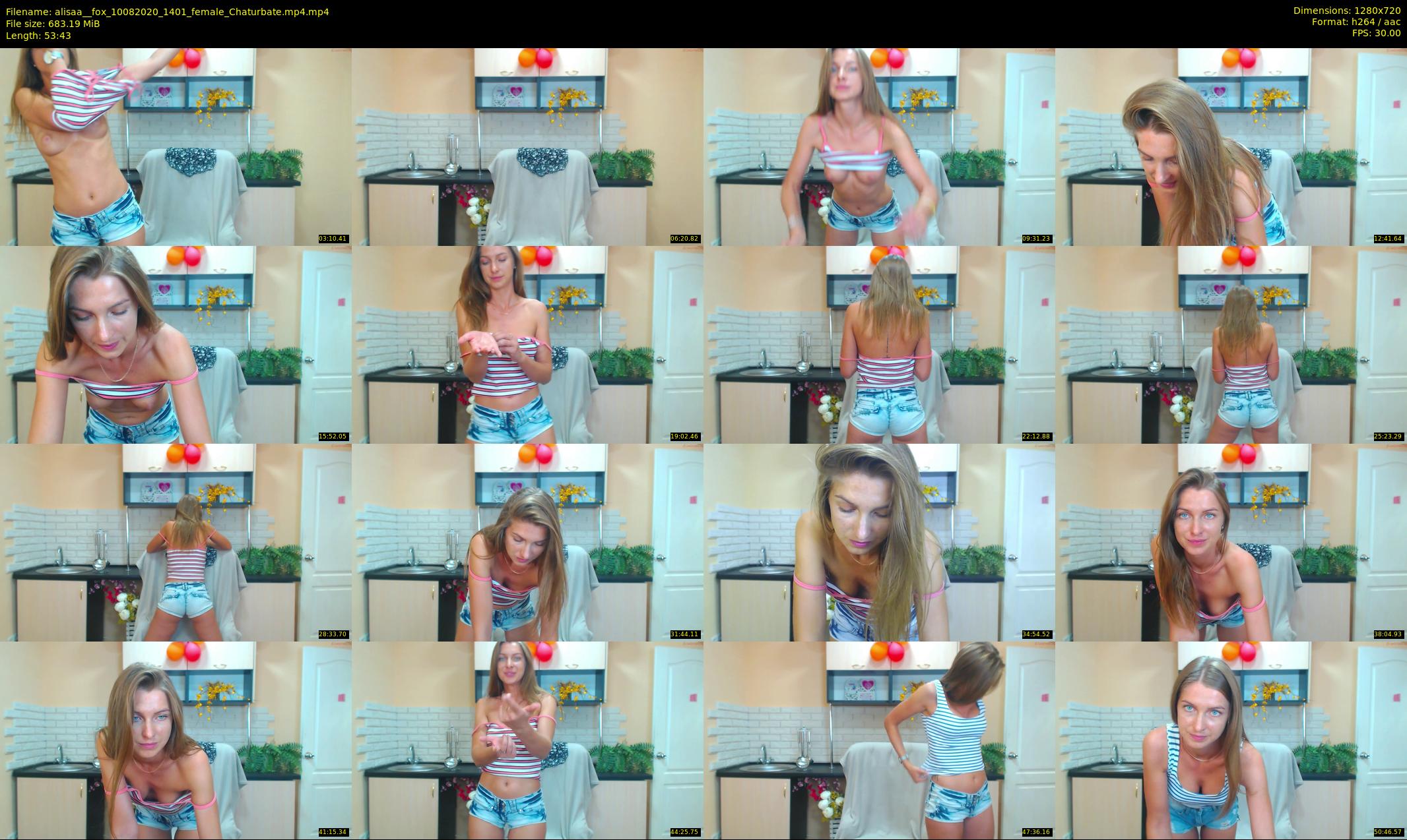 alisaa__fox — 54 minute Chaturbate female cam show recording, 720p, Aug 10, 2020