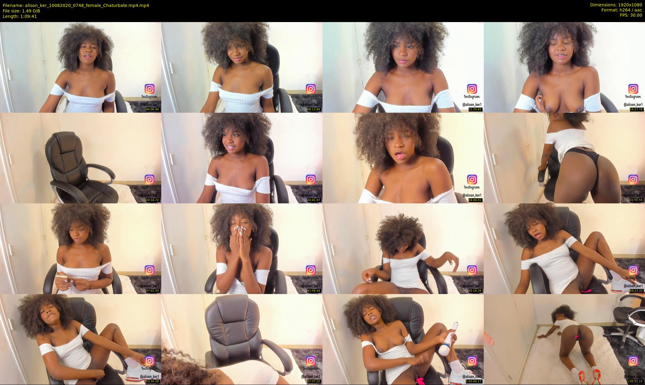 alison_ker — 70 minute Chaturbate female cam show recording, 1080p, Aug 10, 2020