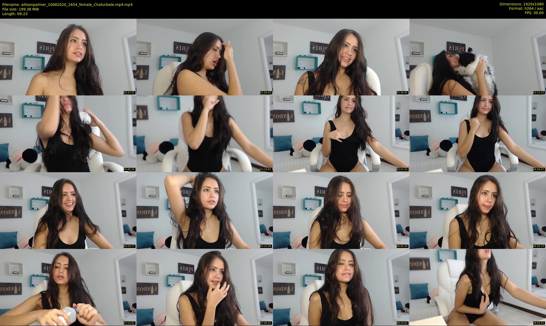 allisonpalmer — 10 minute Chaturbate female cam show recording, 1080p, Aug 10, 2020