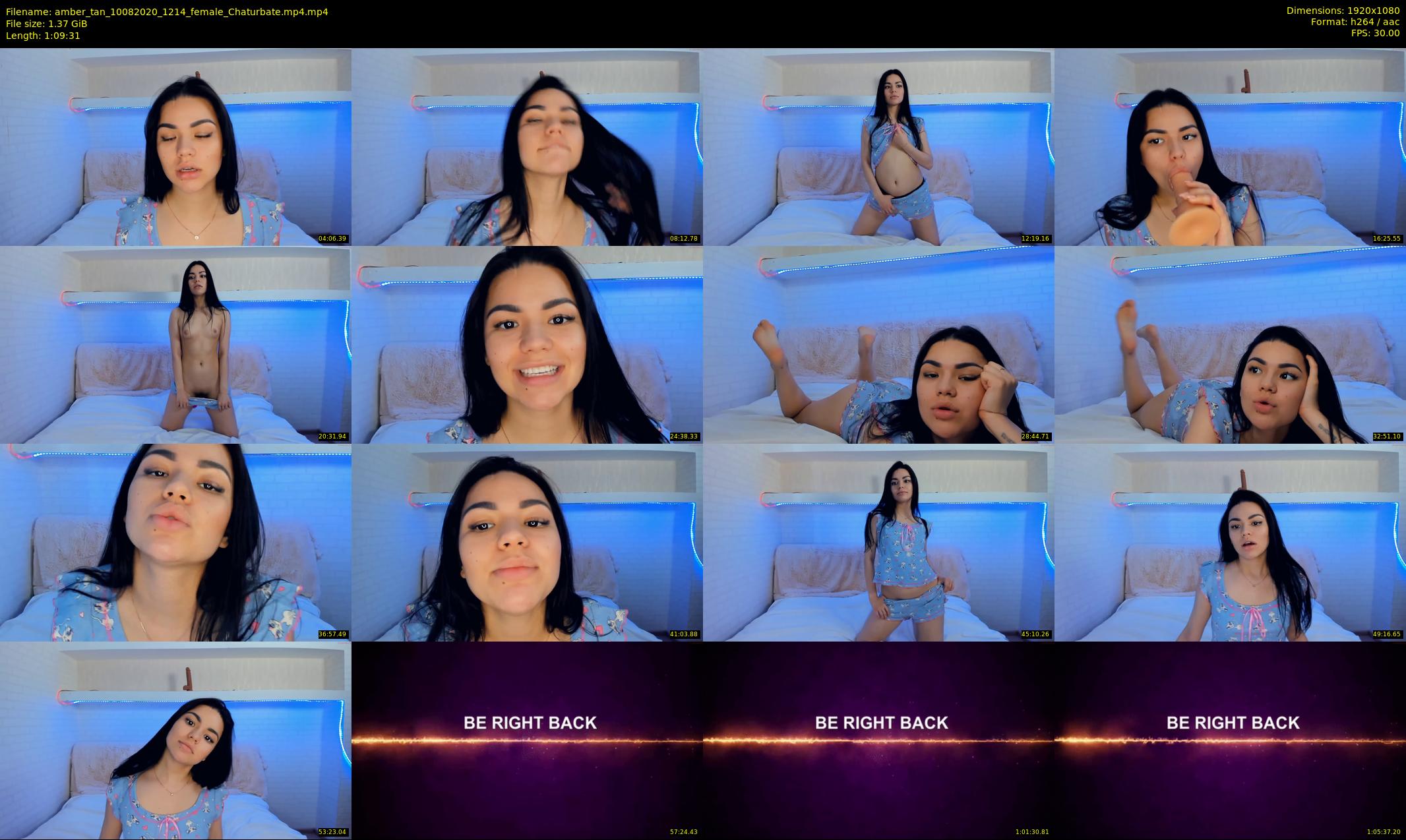 amber_tan — 70 minute Chaturbate female cam show recording, 1080p, Aug 10, 2020