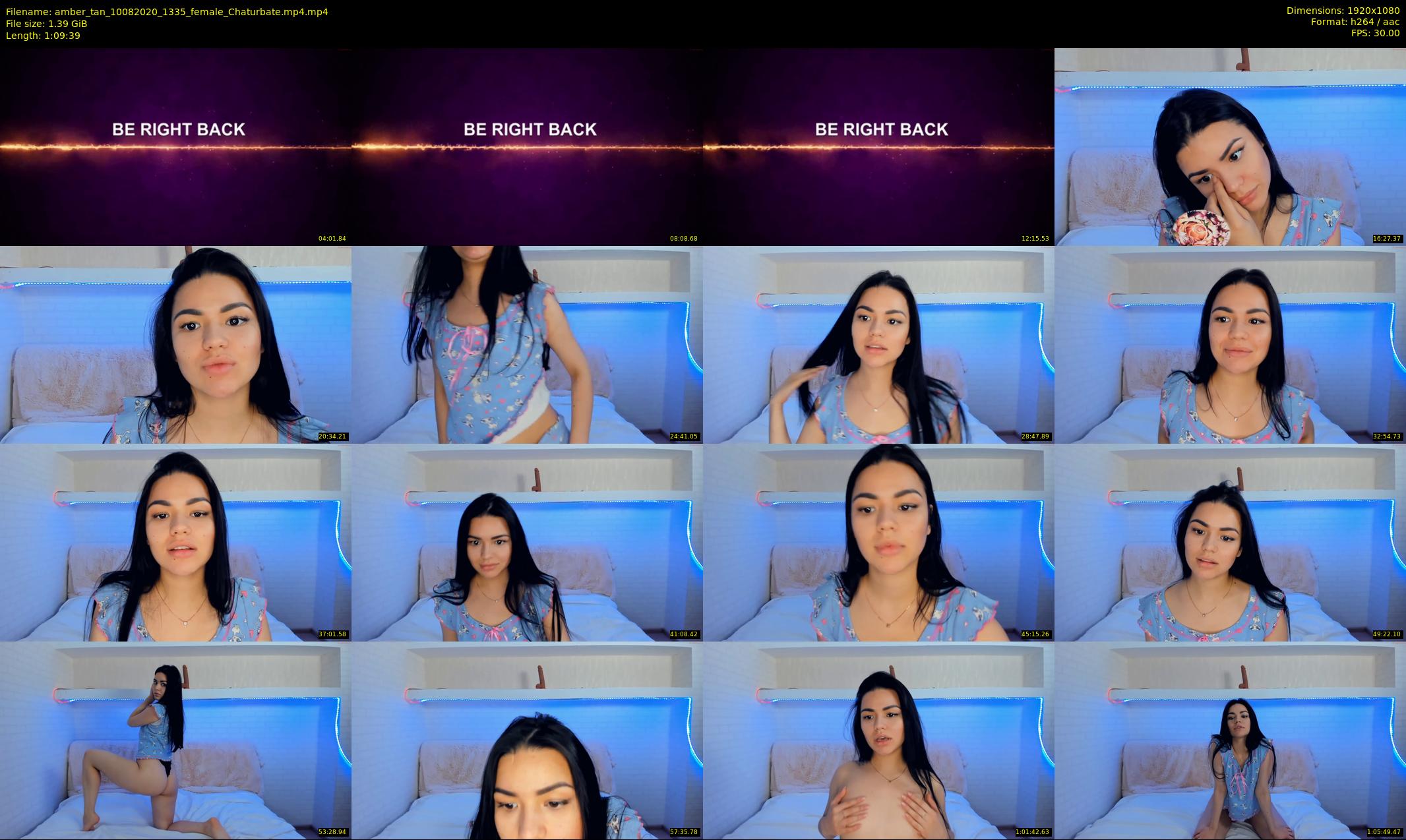 amber_tan — 70 minute Chaturbate female cam show recording, 1080p, Aug 10, 2020