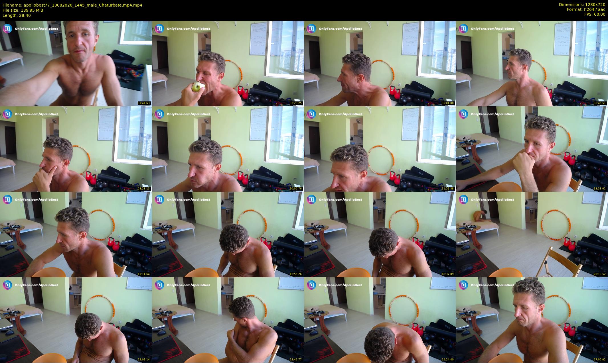 apollobest77 — 29 minute Chaturbate male cam show recording, 720p, Aug 10, 2020