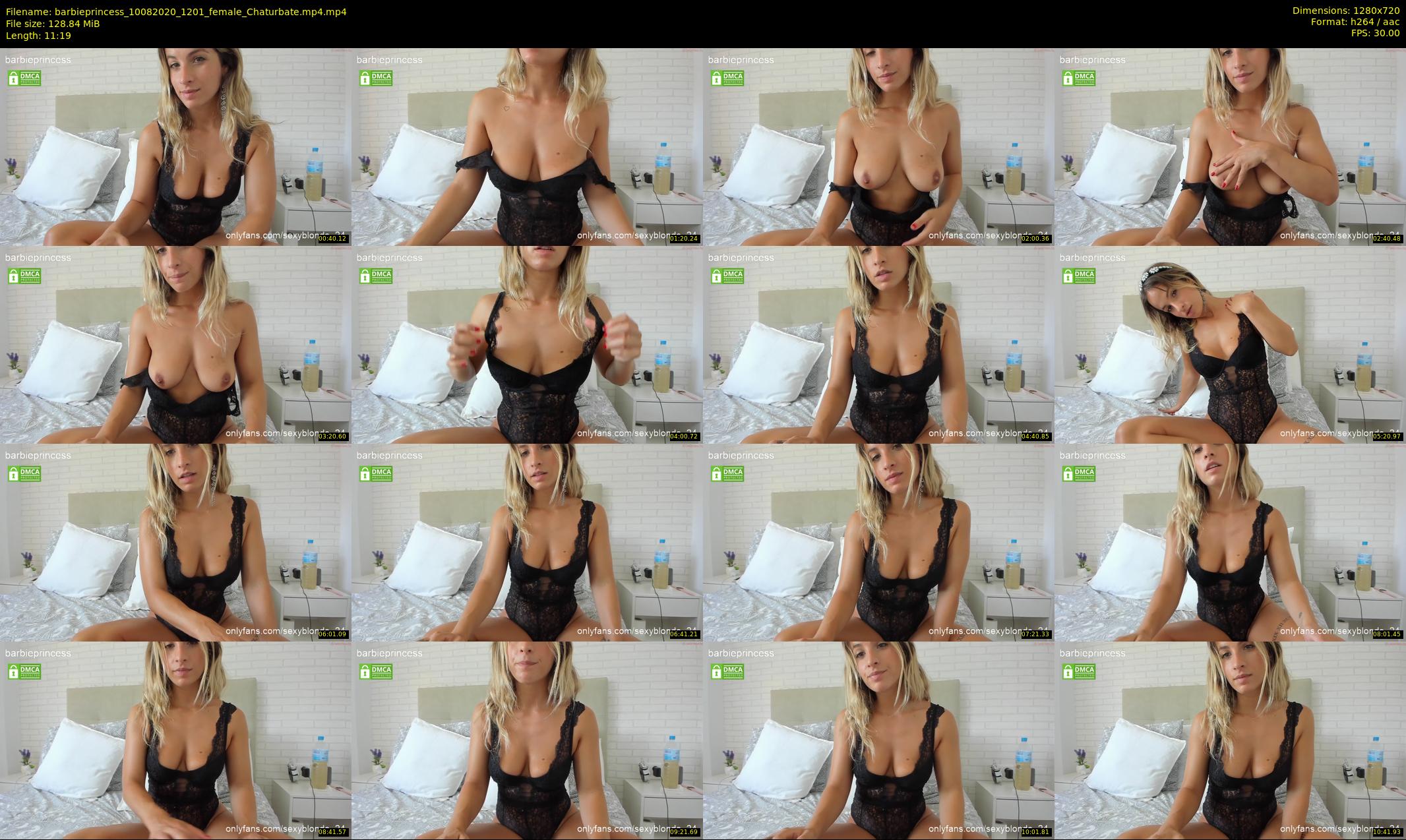 barbieprincess — 12 minute Chaturbate female cam show recording, 720p, Aug 10, 2020