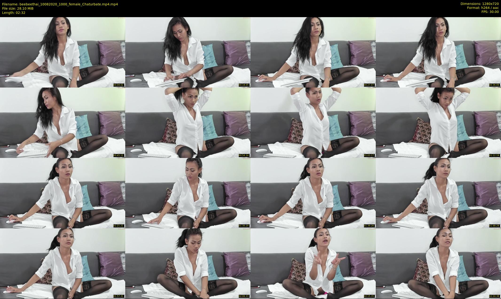 beebeethai — 3 minute Chaturbate female cam show recording, 720p, Aug 10, 2020