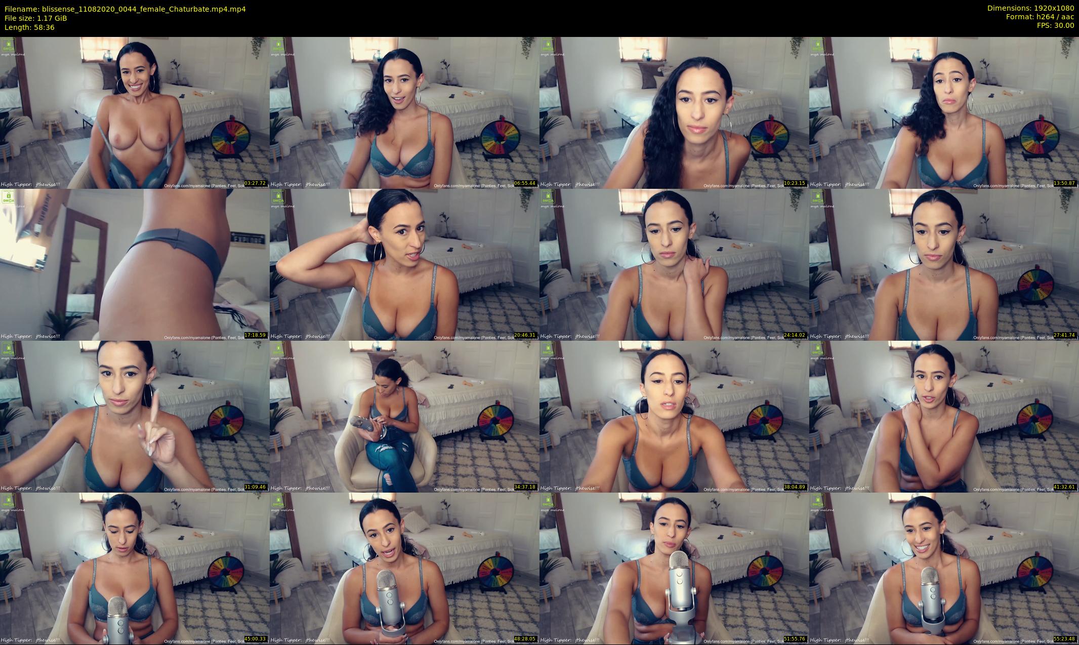 blissense — 59 minute Chaturbate female cam show recording, 1080p, Aug 11, 2020