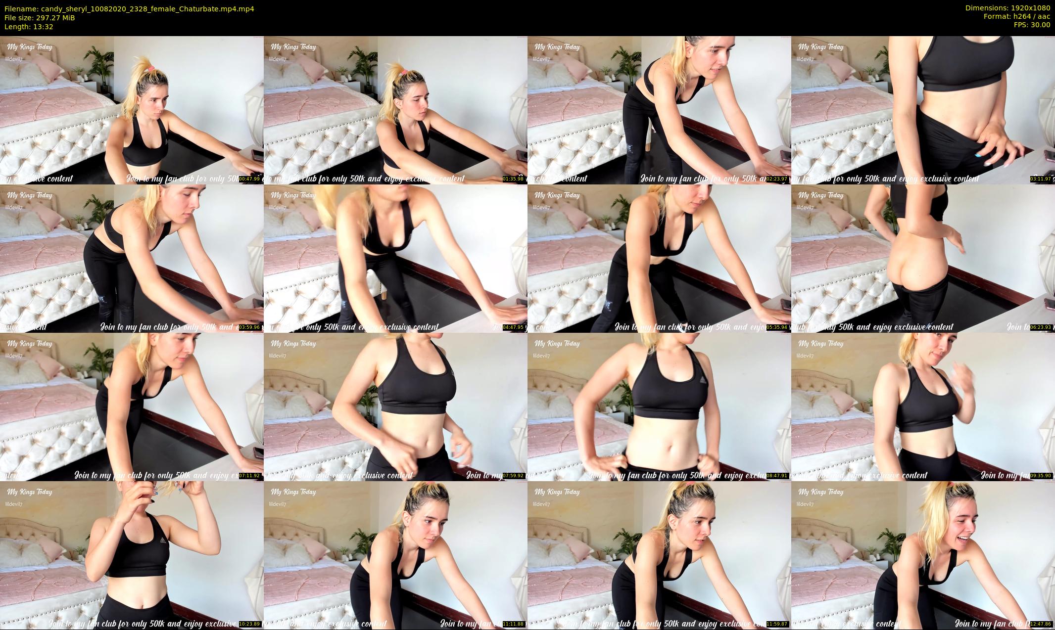 candy_sheryl — 14 minute Chaturbate female cam show recording, 1080p, Aug 10, 2020