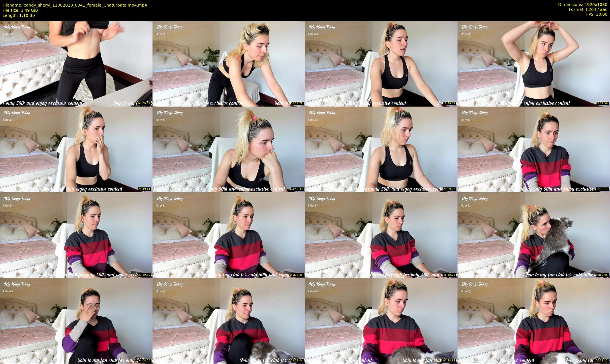 candy_sheryl — 71 minute Chaturbate female cam show recording, 1080p, Aug 11, 2020