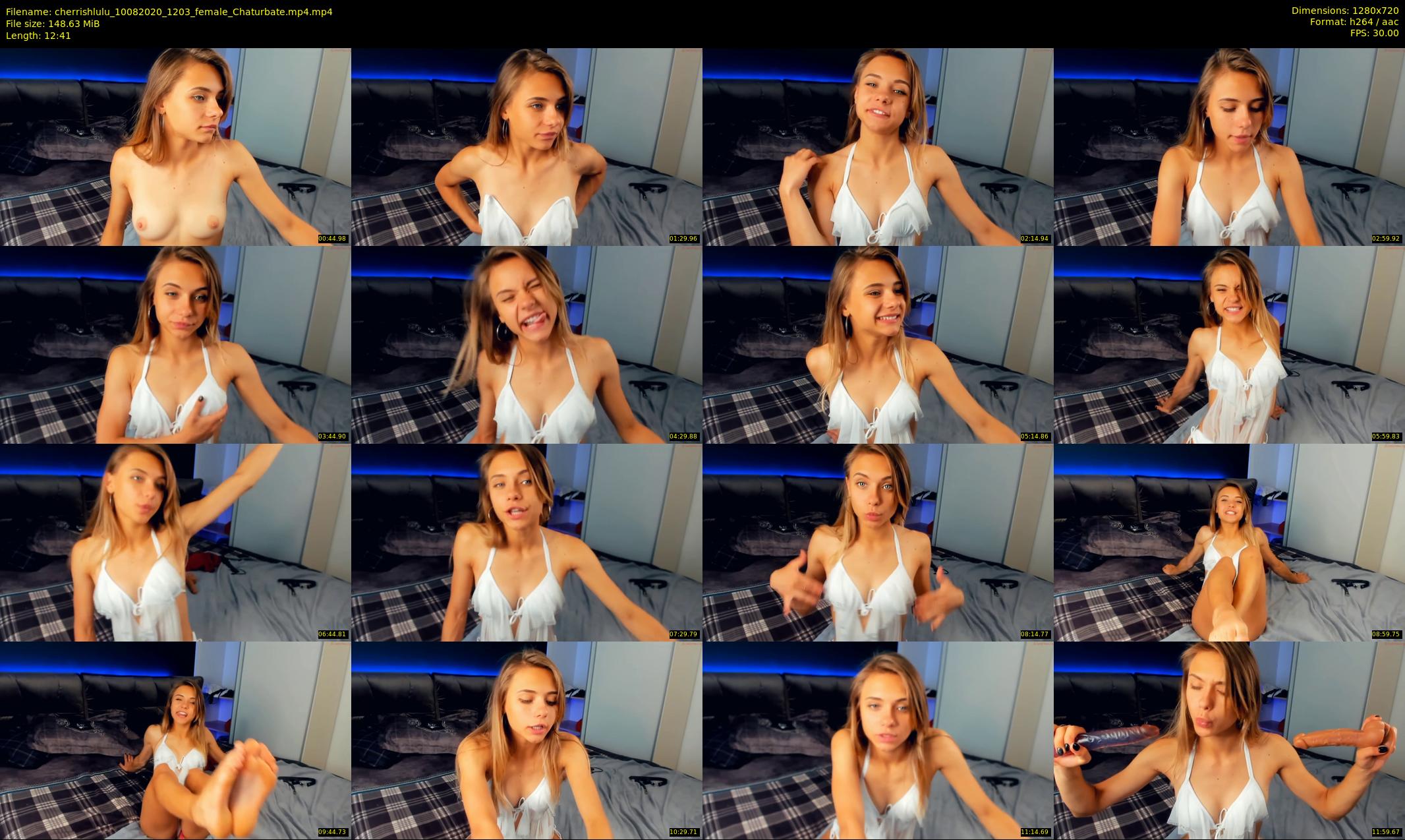 cherrishlulu — 13 minute Chaturbate female cam show recording, 720p, Aug 10, 2020