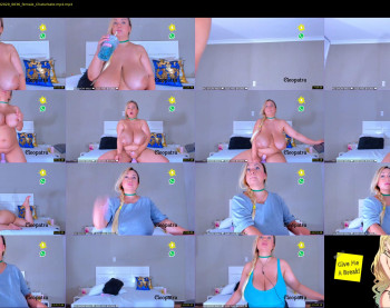 cleopatra_bigboobs — 97 minute Chaturbate female cam show recording, 1080p, Aug 10, 2020